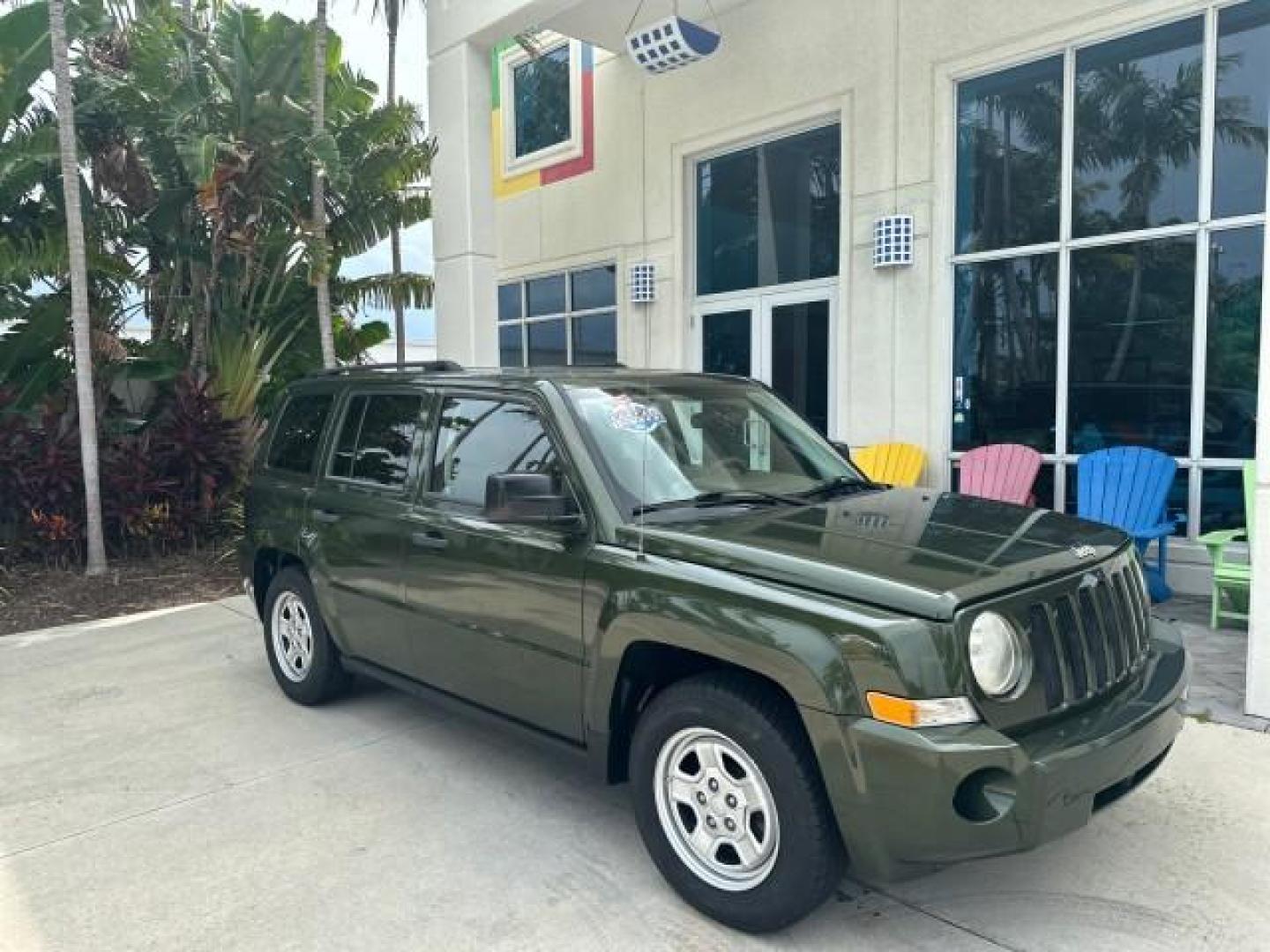 2008 Jeep Green Metallic /Pastel Pebble Beige Jeep Patriot 1 FL Sport LOW MILES 72,642 (1J8FT28W58D) with an 2.4L DOHC 16v I4 Dual VVT Engine engine, Automatic transmission, located at 4701 North Dixie Hwy, Pompano Beach, FL, 33064, (954) 422-2889, 26.240938, -80.123474 - OUR WEBPAGE FLORIDACARS1.COM HAS OVER 100 PHOTOS AND FREE CARFAX LINK 2008 JEEP PATRIOT SPORT ROAD READY 2.4L I4 VIN: 1J8FT28W58D534615 NO RECALLS 4 DOOR WAGON/SPORT UTILITY 1 OWNER FLORIDA 2.4L I4 F DOHC 16V LOW MILES 72,642 GASOLINE 28 SERVICE RECORDS FRONT WHEEL DRIVE NON SMOKERS THIS IS THE ONE - Photo#1