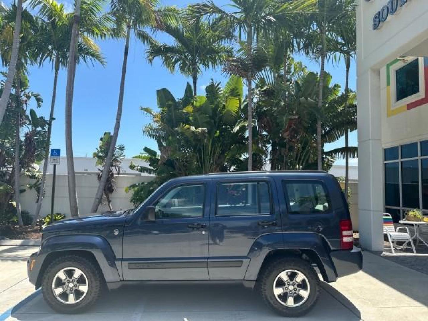 2008 Modern Blue Pearl /Pastel Slate Gray Jeep Liberty Sport 4x4 LOW MI 34548 (1J8GN28K18W) with an 3.7L V6 Engine engine, Automatic transmission, located at 4701 North Dixie Hwy, Pompano Beach, FL, 33064, (954) 422-2889, 26.240938, -80.123474 - OUR WEBPAGE FLORIDACARS1.COM HAS OVER 100 PHOTOS AND FREE CARFAX LINK 2008 JEEP LIBERTY SPORT NO RECALLS VIN: 1J8GN28K18W240533 NON SMOKERS 1 J 8 G N 2 8 K 1 8 W 2 4 0 5 3 3 4 DOOR WAGON/SPORT UTILITY 3.7L V6 F SOHC 12V GASOLINE REAR WHEEL DRIVE W/ 4X4 4WD Anti-Theft System Approach Lights Black Roo - Photo#1