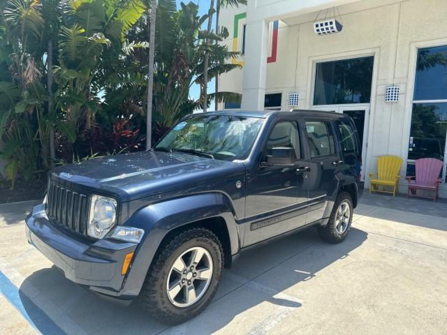 2008 Modern Blue Pearl /Pastel Slate Gray Jeep Liberty Sport 4x4 LOW MI 34548 (1J8GN28K18W) with an 3.7L V6 Engine engine, Automatic transmission, located at 4701 North Dixie Hwy, Pompano Beach, FL, 33064, (954) 422-2889, 26.240938, -80.123474 - OUR WEBPAGE FLORIDACARS1.COM HAS OVER 100 PHOTOS AND FREE CARFAX LINK 2008 JEEP LIBERTY SPORT NO RECALLS VIN: 1J8GN28K18W240533 NON SMOKERS 1 J 8 G N 2 8 K 1 8 W 2 4 0 5 3 3 4 DOOR WAGON/SPORT UTILITY 3.7L V6 F SOHC 12V GASOLINE REAR WHEEL DRIVE W/ 4X4 4WD Anti-Theft System Approach Lights Black Roo - Photo#2