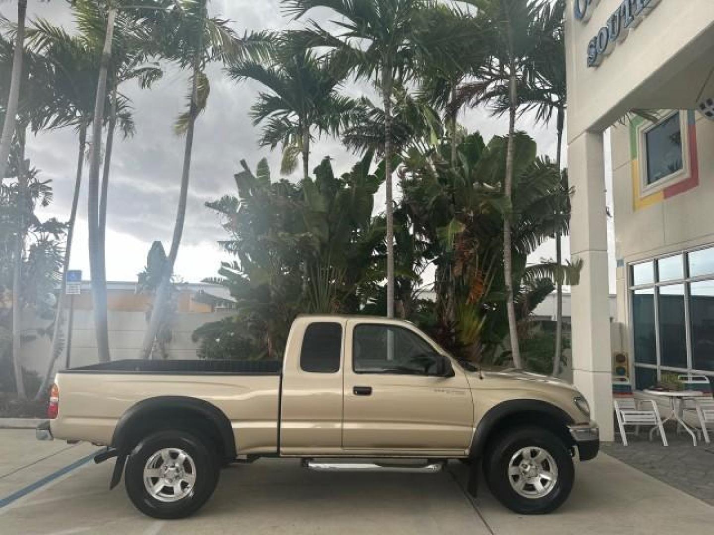 2003 Mystic Gold Metallic /Oak Toyota Tacoma PreRunner FL LOW MILES 46.375 (5TESN92NX3Z) with an 3.4L DOHC EFI 24-Valve V6 Engine engine, Automatic transmission, located at 4701 North Dixie Hwy, Pompano Beach, FL, 33064, (954) 422-2889, 26.240938, -80.123474 - OUR WEBPAGE FLORIDACARS1.COM HAS OVER 100 PHOTOS AND FREE CARFAX LINK 2003 TOYOTA TACOMA PRERUNNER V6 HARD TO FIND THIS ONE IS THE ONE VIN: 5TESN92NX3Z184813 5 T E S N 9 2 N X 3 Z 1 8 4 8 1 3 CLUB CAB PICKUP 3.4L V6 F DOHC 24V GASOLINE REAR WHEEL DRIVE NO RECALLS CARFAX 19 SERVICE RECORDS NO ACCIDEN - Photo#45