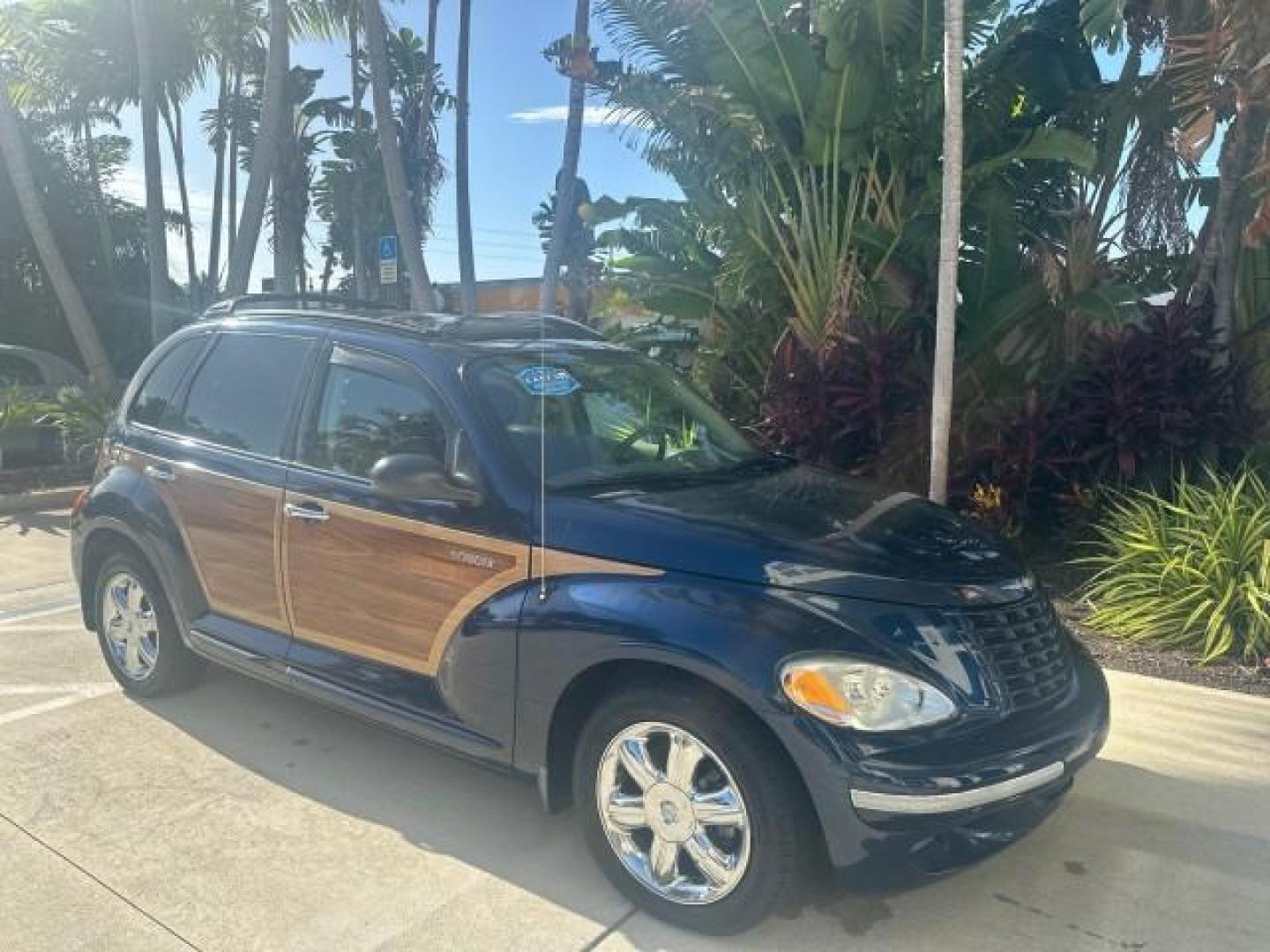 2003 Electric Blue Pearl /Taupe/Pearl Beige Chrysler PT Cruiser Limited WOODY LOW MILES 41,863 (3C8FY68B13T) with an 2.4L DOHC SMPI 16-Valve I4 Engine engine, Automatic transmission, located at 4701 North Dixie Hwy, Pompano Beach, FL, 33064, (954) 422-2889, 26.240938, -80.123474 - OUR WEBPAGE FLORIDACARS1.COM HAS OVER 100 PHOTOS AND FREE CARFAX LINK 2003 CHRYSLER PT CRUISER LIMITED EDITION WOODY EDITION VIN: 3C8FY68B13T591246 3 C 8 F Y 6 8 B 1 3 T 5 9 1 2 4 6 2.4L I4 F DOHC 16V GASOLINE 29 MPG FRONT WHEEL DRIVE NO RECALLS Top Features Alloy Wheels Leather and Suede Seats Su - Photo#47