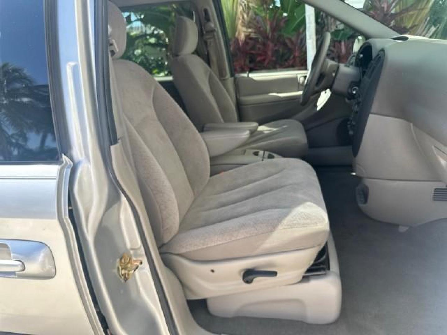 2003 Bright Silver Metallic /Taupe Dodge Caravan EX 1 OWNER FL LOW MILES 58,965 (2D4GP74L93R) with an 3.8L SMPI V6 Engine engine, Automatic transmission, located at 4701 North Dixie Hwy, Pompano Beach, FL, 33064, (954) 422-2889, 26.240938, -80.123474 - OUR WEBPAGE FLORIDACARS1.COM HAS OVER 100 PHOTOS AND FREE CARFAX LINK 2003 DODGE GRAND CARAVAN EX NO RECALLS VIN: 2D4GP74L93R244217 2 D 4 G P 7 4 L 9 3 R 2 4 4 2 1 7 VAN 3.8L V6 F OHV 12V GASOLINE FRONT WHEEL DRIVE NO RECALLS Top Features Alloy Wheels Quad Seats Cloth Seats Rear Air Conditioning Pow - Photo#68