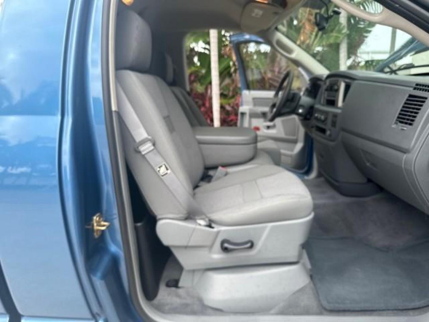 2006 Atlantic Blue Pearl /Medium Slate Gray Dodge Ram 1500 SLT 1 OWNER 5077 MILES MINT 5.7 V8 HEMI (1D7HA16226J) with an 5.7L V8 Hemi Multi-Displacement Engine engine, Automatic transmission, located at 4701 North Dixie Hwy, Pompano Beach, FL, 33064, (954) 422-2889, 26.240938, -80.123474 - OUR WEBPAGE FLORIDACARS1.COM HAS OVER 100 PHOTOS AND FREE CARFAX LINK 2006 DODGE RAM 1500 SLT SPORT VIN: 1D7HA16226J149341 1 D 7 H A 1 6 2 2 6 J 1 4 9 3 4 1 PICKUP 5.7L V8 F 16V HEMI GASOLINE REAR WHEEL DRIVE NO RECALLS THIS IS ONE OF THE NICEST DODGE RAMS WE HAVE EVER LISTED RETIREE 1 OWNER FLORIDA - Photo#67