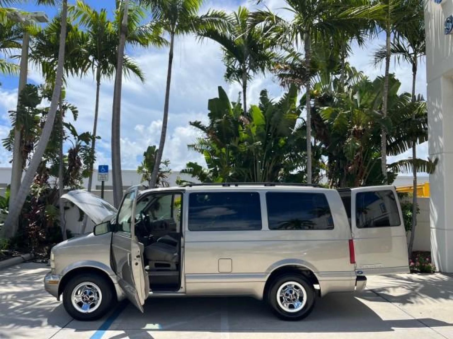 2002 Storm Gray Metallic /Pewter GMC Safari Passenger 7 PASS LOW MILES 58,918 (1GKDM19XX2B) with an 4.3L Vortec 4300 SFI V6 Engine engine, Automatic transmission, located at 4701 North Dixie Hwy, Pompano Beach, FL, 33064, (954) 422-2889, 26.240938, -80.123474 - OUR WEBPAGE FLORIDACARS1.COM HAS OVER 100 PHOTOS AND FREE CARFAX LINK 2002 GMC SAFARI SLE ROAD READY 4.3L V6 VIN: 1GKDM19XX2B506507 NO RECALLS VAN 1 OWNER SLE 4.3L V6 F OHV 12V LOW MILES 58,918 GASOLINE 7 PASSANGER REAR WHEEL DRIVE 15 SERVICE RECORDS Anti-Theft System Approach Lights Black Roof Rack - Photo#8