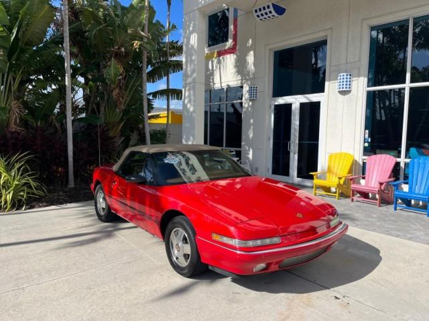 1990 RED /TAN Buick Reatta CONV 1 FL LOW MILES 58,135 (1G4EC33C9LB) with an 3.8L 3800 SFI V6 Engine engine, Automatic transmission, located at 4701 North Dixie Hwy, Pompano Beach, FL, 33064, (954) 422-2889, 26.240938, -80.123474 - OUR WEBPAGE FLORIDACARS1.COM HAS OVER 100 PHOTOS AND FREE CARFAX LINK 1990 BUICK REATTA ROAD READY 3.8L V6 VIN: 1G4EC33C9LB908410 CONVERTIBLE TOP CONVERTIBLE 1 OWNER FLORIDA 3.8L V6 F 12V THE BEST LOW MILES 58,135 GASOLINE POWER LEATHER SEATS FRONT WHEEL DRIVE NO RECALLS THIS IS ONE OF THE NICEST BU - Photo#1