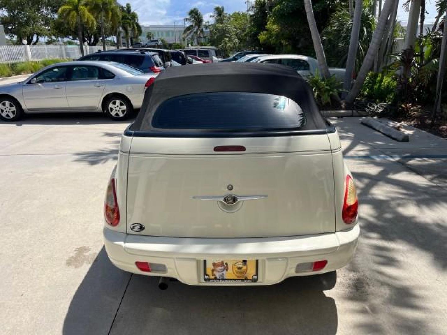 2006 Cool Vanilla /Pastel Slate Gray Chrysler PT Cruiser CONV LOW MILES 82,699 (3C3JY45X66T) with an 2.4L DOHC SMPI 16-Valve I4 Engine engine, Automatic transmission, located at 4701 North Dixie Hwy, Pompano Beach, FL, 33064, (954) 422-2889, 26.240938, -80.123474 - OUR WEBPAGE FLORIDACARS1.COM HAS OVER 100 PHOTOS AND FREE CARFAX LINK 2006 CHRYSLER PT CRUISER ROAD READY 2.4L I4 VIN: 3C3JY45X66T341915 NO RECALLS 29 MPG CONVERTIBLE FLORIDA OWNER 2.4L I4 F DOHC 16V BLUETOOTH LOW MILES 82,699 GASOLINE NAVIGATION POWER CONVERTIBLE TOP FRONT WHEEL DRIVE BACK UP CAMER - Photo#6