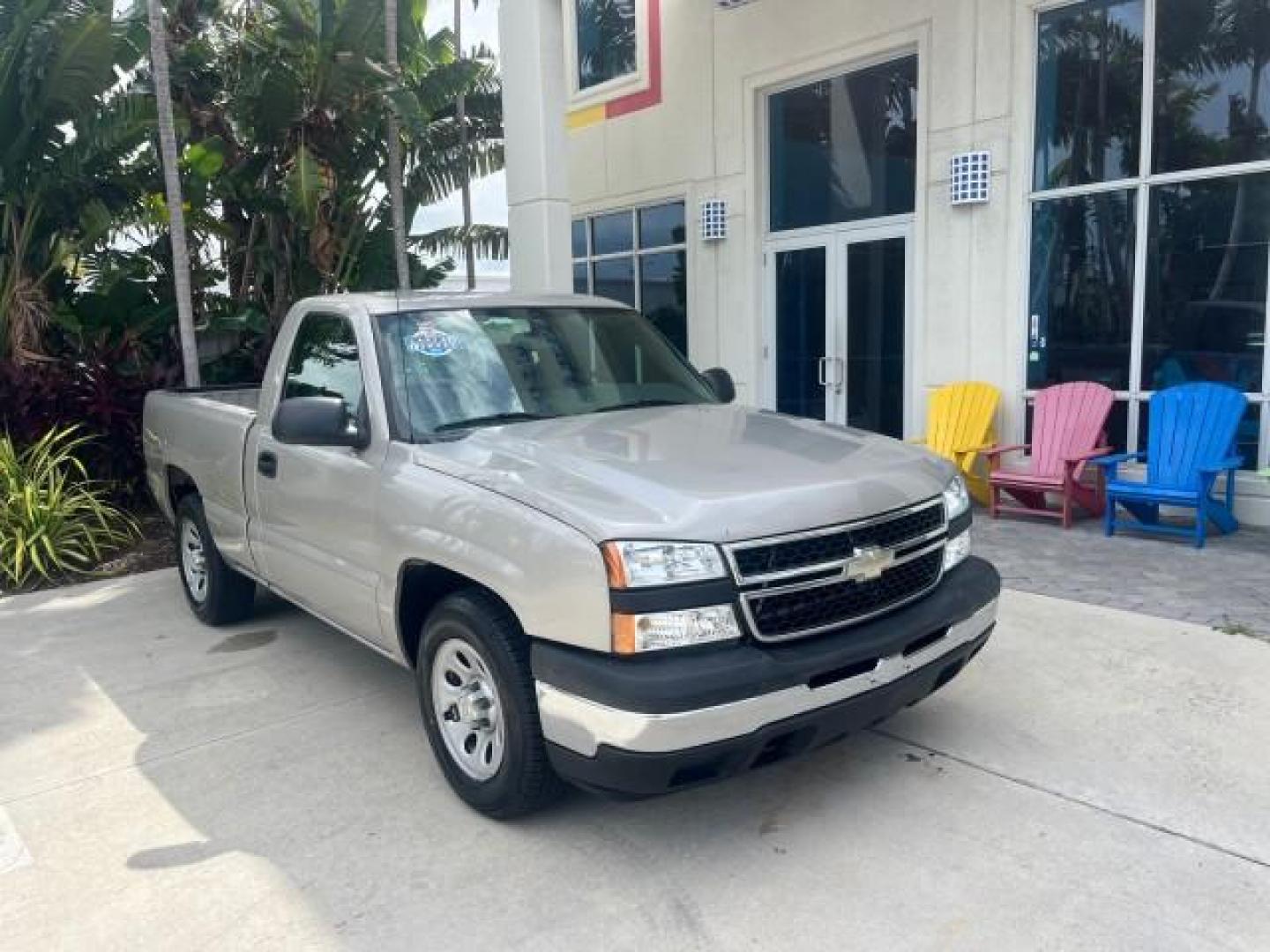 2007 Graystone Metallic /Medium Gray Chevrolet Silverado 1500 Classic Work Truck LOW MILES 88,529 (1GCEC14X67Z) with an 4.3L Vortec 1000 V6 MFI Engine engine, Automatic transmission, located at 4701 North Dixie Hwy, Pompano Beach, FL, 33064, (954) 422-2889, 26.240938, -80.123474 - OUR WEBPAGE FLORIDACARS1.COM HAS OVER 100 PHOTOS AND FREE CARFAX LINK 2007 CHEVROLET SILVERADO 1500 CLASSIC WORK TRUCK WORK READY 4.3L V6 VIN: 1GCEC14X67Z197997 NO ACCIDENTS PICKUP NO RECALLS 4.3L V6 F 1 OWNER GASOLINE LOW MILES 88,529 REAR WHEEL DRIVE 6.6 FT BED Anti-Theft System Electronic Braking - Photo#1