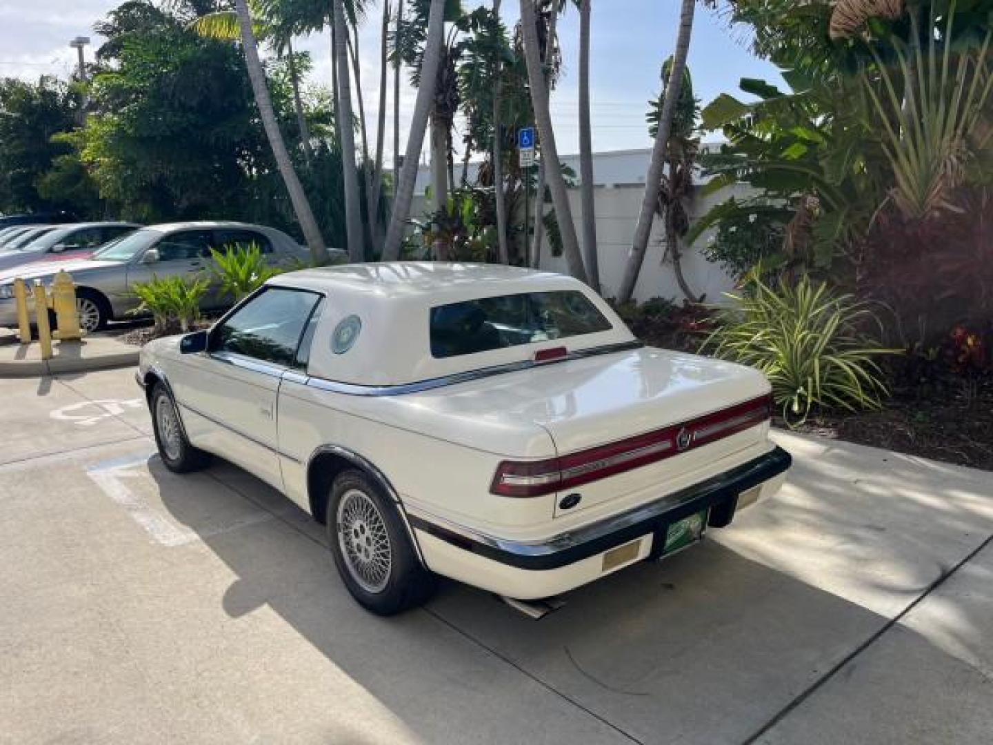 1991 WHITE /BLACK Chrysler TC HARD TOP LOW MILES 34,790 (ZC2FS1203MB) with an 3.0L V6 Cylinder Engine engine, Automatic transmission, located at 4701 North Dixie Hwy, Pompano Beach, FL, 33064, (954) 422-2889, 26.240938, -80.123474 - OUR WEBPAGE FLORIDACARS1.COM HAS OVER 100 PHOTOS AND FREE CARFAX LINK 1991 CHRYSLER TC ROAD READY 3.0L V6 VIN: ZC2FS1203MB207381 NO ACCIDENTS CONVERTIBLE NO RECALLS 3.0L V6 F FLORIDA OWNER GASOLINE POWER MIRRORS LOW MILES 34,790 FRONT WHEEL DRIVE CONVERTIBLE SOFT TOP / HARD TOP POWER LEATHER SEATS A - Photo#7