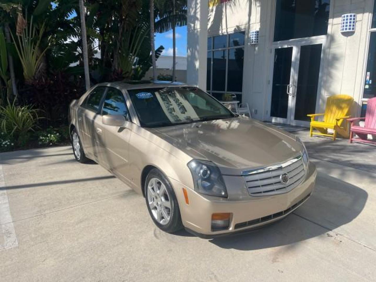 2006 Sand Storm /Ebony Cadillac CTS FL NAV LOW MILES 14,110 (1G6DP577560) with an 3.6L V6 VVT Engine engine, Automatic transmission, located at 4701 North Dixie Hwy, Pompano Beach, FL, 33064, (954) 422-2889, 26.240938, -80.123474 - OUR WEBPAGE FLORIDACARS1.COM HAS OVER 100 PHOTOS AND FREE CARFAX LINK 2006 CADILLAC CTS ROAD READY 3.6L V6 VIN: 1G6DP577560193089 NO ACCIDENTS SEDAN 4 DR NO RECALLS 27 MPG 3.6L V6 F DUAL AC FLORIDA OWNER GASOLINE POWER SUNROOF LOW MILES 14,110 REAR WHEEL DRIVE NAVIGATION POWER LEATHER SEATS Anti-The - Photo#1