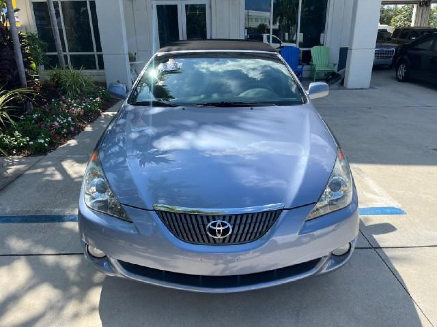 2004 Cosmic Blue Metallic /Dark Stone Toyota Camry Solara CONV 1 FL SLE LOW MILES 85,543 (4T1FA38P94U) with an 3.3L DOHC SMPI VVT-i 24-Valve V6 Engine engine, Automatic transmission, located at 4701 North Dixie Hwy, Pompano Beach, FL, 33064, (954) 422-2889, 26.240938, -80.123474 - OUR WEBPAGE FLORIDACARS1.COM HAS OVER 100 PHOTOS AND FREE CARFAX LINK 2004 TOYOTA CAMRY SOLARA SE V6 ROAD READY 3.3L V6 VIN: 4T1FA38P94U034135 NO RECALLS 29 MPG CONVERTIBLE POWER CONVERTIBLE TOP 3.3L V6 F DOHC 24V POWER LEATHER SEATS GASOLINE 1 OWNER FLORIDA FRONT WHEEL DRIVE 10 SERVICE RECORDS LOW - Photo#66