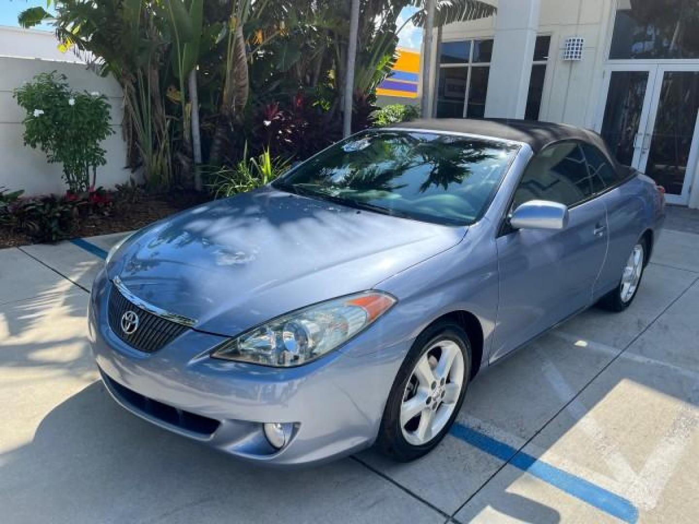 2004 Cosmic Blue Metallic /Dark Stone Toyota Camry Solara CONV 1 FL SLE LOW MILES 85,543 (4T1FA38P94U) with an 3.3L DOHC SMPI VVT-i 24-Valve V6 Engine engine, Automatic transmission, located at 4701 North Dixie Hwy, Pompano Beach, FL, 33064, (954) 422-2889, 26.240938, -80.123474 - OUR WEBPAGE FLORIDACARS1.COM HAS OVER 100 PHOTOS AND FREE CARFAX LINK 2004 TOYOTA CAMRY SOLARA SE V6 ROAD READY 3.3L V6 VIN: 4T1FA38P94U034135 NO RECALLS 29 MPG CONVERTIBLE POWER CONVERTIBLE TOP 3.3L V6 F DOHC 24V POWER LEATHER SEATS GASOLINE 1 OWNER FLORIDA FRONT WHEEL DRIVE 10 SERVICE RECORDS LOW - Photo#68