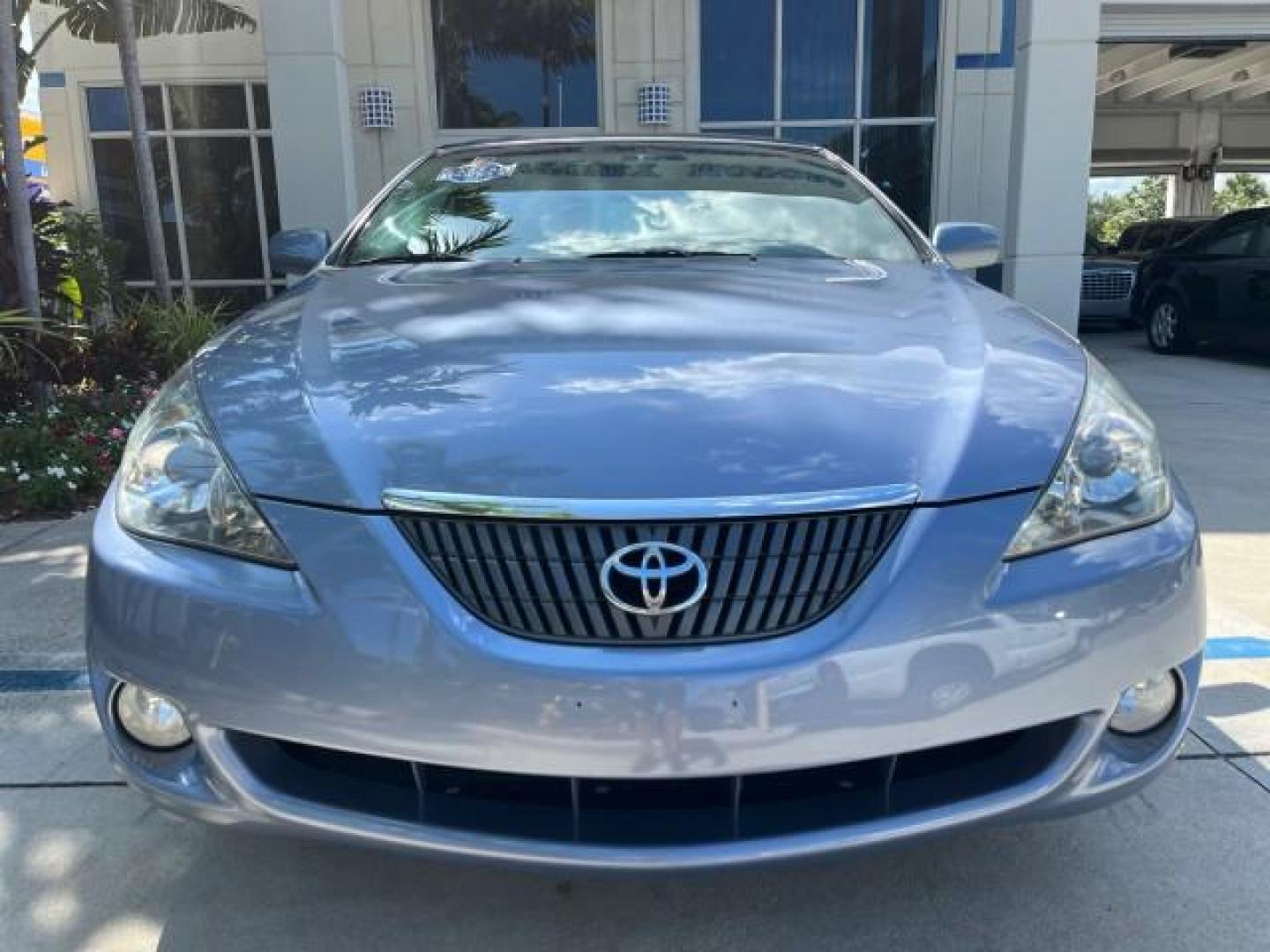 2004 Cosmic Blue Metallic /Dark Stone Toyota Camry Solara CONV 1 FL SLE LOW MILES 85,543 (4T1FA38P94U) with an 3.3L DOHC SMPI VVT-i 24-Valve V6 Engine engine, Automatic transmission, located at 4701 North Dixie Hwy, Pompano Beach, FL, 33064, (954) 422-2889, 26.240938, -80.123474 - OUR WEBPAGE FLORIDACARS1.COM HAS OVER 100 PHOTOS AND FREE CARFAX LINK 2004 TOYOTA CAMRY SOLARA SE V6 ROAD READY 3.3L V6 VIN: 4T1FA38P94U034135 NO RECALLS 29 MPG CONVERTIBLE POWER CONVERTIBLE TOP 3.3L V6 F DOHC 24V POWER LEATHER SEATS GASOLINE 1 OWNER FLORIDA FRONT WHEEL DRIVE 10 SERVICE RECORDS LOW - Photo#74