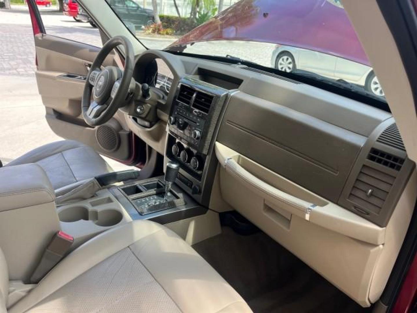 2011 Deep Cherry Red Crystal Pearl /Dark Slate Gray/Dark Saddle Interior Jeep Liberty 1 FL Limited LOW MILES 65,763 (1J4PP5GK7BW) with an 3.7L V6 Engine engine, Automatic transmission, located at 4701 North Dixie Hwy, Pompano Beach, FL, 33064, (954) 422-2889, 26.240938, -80.123474 - OUR WEBPAGE FLORIDACARS1.COM HAS OVER 100 PHOTOS AND FREE CARFAX LINK 2011 JEEP LIBERTY LIMITED ROAD READY 3.7L V6 VIN: 1J4PP5GK7BW512217 NO RECALLS SUNROOF 4 DOOR WAGON/SPORT UTILITY 1 OWNER FLORIDA 3.7L V6 F SOHC 12V POWER LEATHER SEATS GASOLINE POWER HEATED MIRRORS REAR WHEEL DRIVE LOW MILES 65,7 - Photo#28