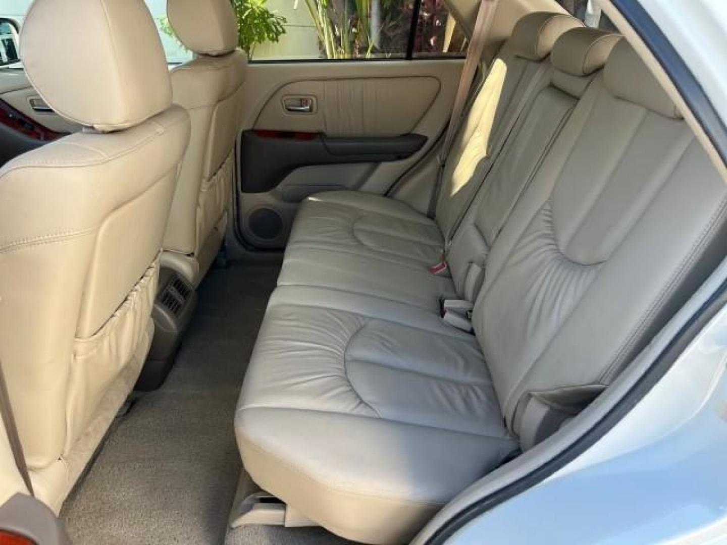 2002 White Gold Crystal /Ivory Lexus RX 300 1 FL LOW MILES 60,785 (JTJHF10U620) with an 3.0L Aluminum 24-Valve V6 Engine engine, Automatic transmission, located at 4701 North Dixie Hwy, Pompano Beach, FL, 33064, (954) 422-2889, 26.240938, -80.123474 - OUR WEBPAGE FLORIDACARS1.COM HAS OVER 100 PHOTOS AND FREE CARFAX LINK 2002 LEXUS RX 300 ROAD READY 3.OL V6 VIN: JTJHF10U620245623 NO RECALLS SUNROOF 4 DOOR WAGON/SPORT UTILITY ALL WHEEL DRIVE 3.0L V6 F 24V POWER LEATHER SEATS GASOLINE 1 OWNER FLORIDA ALL WHEEL DRIVE NEW $44,382 LOW MILES 60,785 AWD - Photo#44