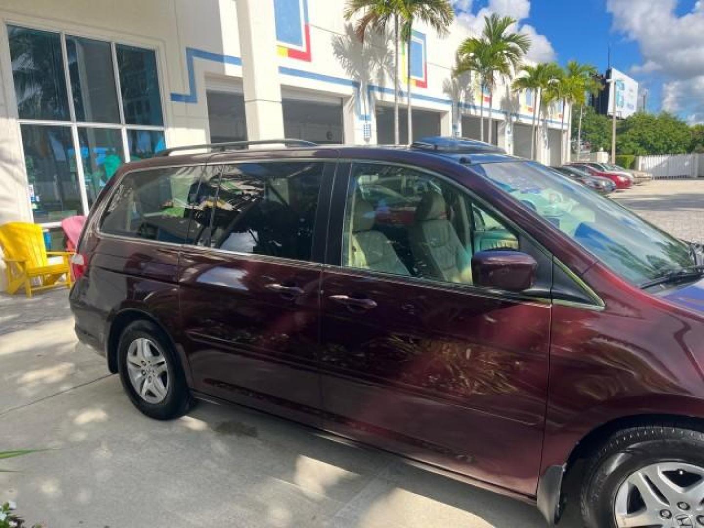 2007 Dark Cherry Pearl /Ivory Honda Odyssey SUNROOF NAV 1 FL EX-L LOW MILES 67,947 (5FNRL38627B) with an 3.5L SOHC MPFI 24-Valve i-VTEC V6 Engine engine, Automatic transmission, located at 4701 North Dixie Hwy, Pompano Beach, FL, 33064, (954) 422-2889, 26.240938, -80.123474 - OUR WEBPAGE FLORIDACARS1.COM HAS OVER 100 PHOTOS AND FREE CARFAX LINK 2007 HONDA ODYSSEY EX-L 26 MPG ROAD READY 3.5L V6 VIN: 5FNRL38627B442296 POWER SEATS NO ACCIDENTS NO RECALLS VAN LOW MILES 67,947 1 OWNER FLORIDA 3.5L V6 F SOHC 24V NAVIGATION POWER SLIDING DOORS GASOLINE BACK UP CAMERA POWER SUNR - Photo#89