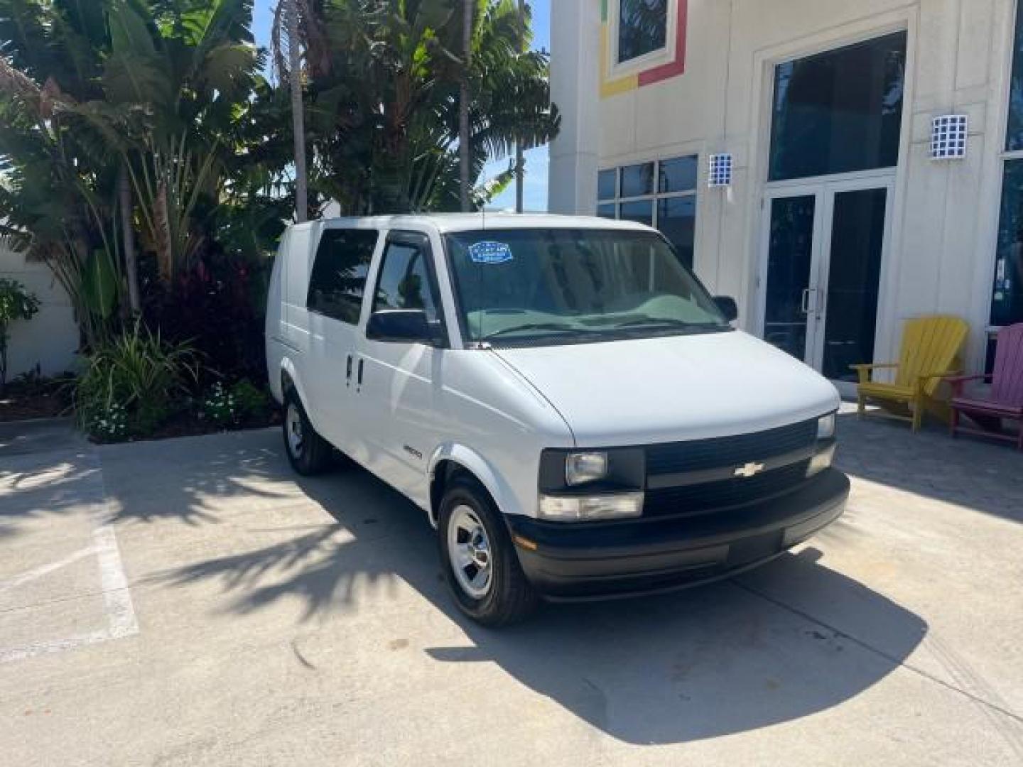 2002 Ivory White /Medium Gray Chevrolet Astro Cargo Van LOW MILES 65,497 (1GCDM19X22B) with an 4.3L Vortec 4300 MFI V6 Engine engine, Automatic transmission, located at 4701 North Dixie Hwy, Pompano Beach, FL, 33064, (954) 422-2889, 26.240938, -80.123474 - OUR WEBPAGE FLORIDACARS1.COM HAS OVER 100 PHOTOS AND FREE CARFAX LINK 2002 CHEVROLET ASTRO ROAD READY WORK READY VIN: 1GCDM19X22B117985 NO ACCIDENTS NO RECALLS VAN FLORIDA OWNER 4,3L V6 4.3L V6 F OHV 12V LOW MILES 65,497 GASOLINE 6 SERVICE RECORDS REAR WHEEL DRIVE Anti-Theft System Approach Lights F - Photo#1