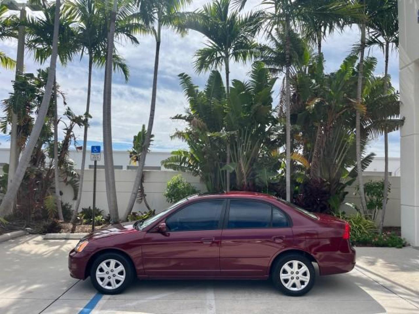 2003 Rallye Red /Ivory Honda Civic 1 FL EX LOW MILES 43,956 (2HGES26783H) with an 1.7L SOHC VTEC 16-Valve I4 ULEV-Certified Engine engine, Automatic transmission, located at 4701 North Dixie Hwy, Pompano Beach, FL, 33064, (954) 422-2889, 26.240938, -80.123474 - OUR WEBPAGE FLORIDACARS1.COM HAS OVER 100 PHOTOS AND FREE CARFAX LINK 2003 HONDA CIVIC EX ROAD READY 1.7L I4 VIN: 2HGES26783H626882 LOW MILES 43,956 SEDAN 4 DR NO ACCIDENTS 1.7L I4 F SOHC NO RECALLS 38 MPG GASOLINE POWER SUNROOF 1 OWNER FLORIDA FRONT WHEEL DRIVE POWER MIRRORS 19 SERVICE RECORDS Appr - Photo#4