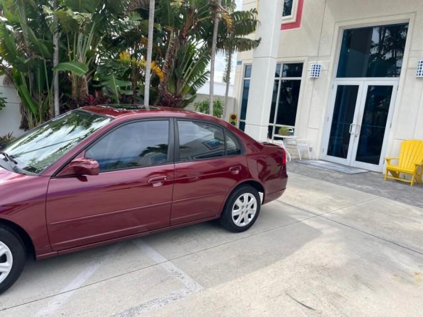 2003 Rallye Red /Ivory Honda Civic 1 FL EX LOW MILES 43,956 (2HGES26783H) with an 1.7L SOHC VTEC 16-Valve I4 ULEV-Certified Engine engine, Automatic transmission, located at 4701 North Dixie Hwy, Pompano Beach, FL, 33064, (954) 422-2889, 26.240938, -80.123474 - OUR WEBPAGE FLORIDACARS1.COM HAS OVER 100 PHOTOS AND FREE CARFAX LINK 2003 HONDA CIVIC EX ROAD READY 1.7L I4 VIN: 2HGES26783H626882 LOW MILES 43,956 SEDAN 4 DR NO ACCIDENTS 1.7L I4 F SOHC NO RECALLS 38 MPG GASOLINE POWER SUNROOF 1 OWNER FLORIDA FRONT WHEEL DRIVE POWER MIRRORS 19 SERVICE RECORDS Appr - Photo#70