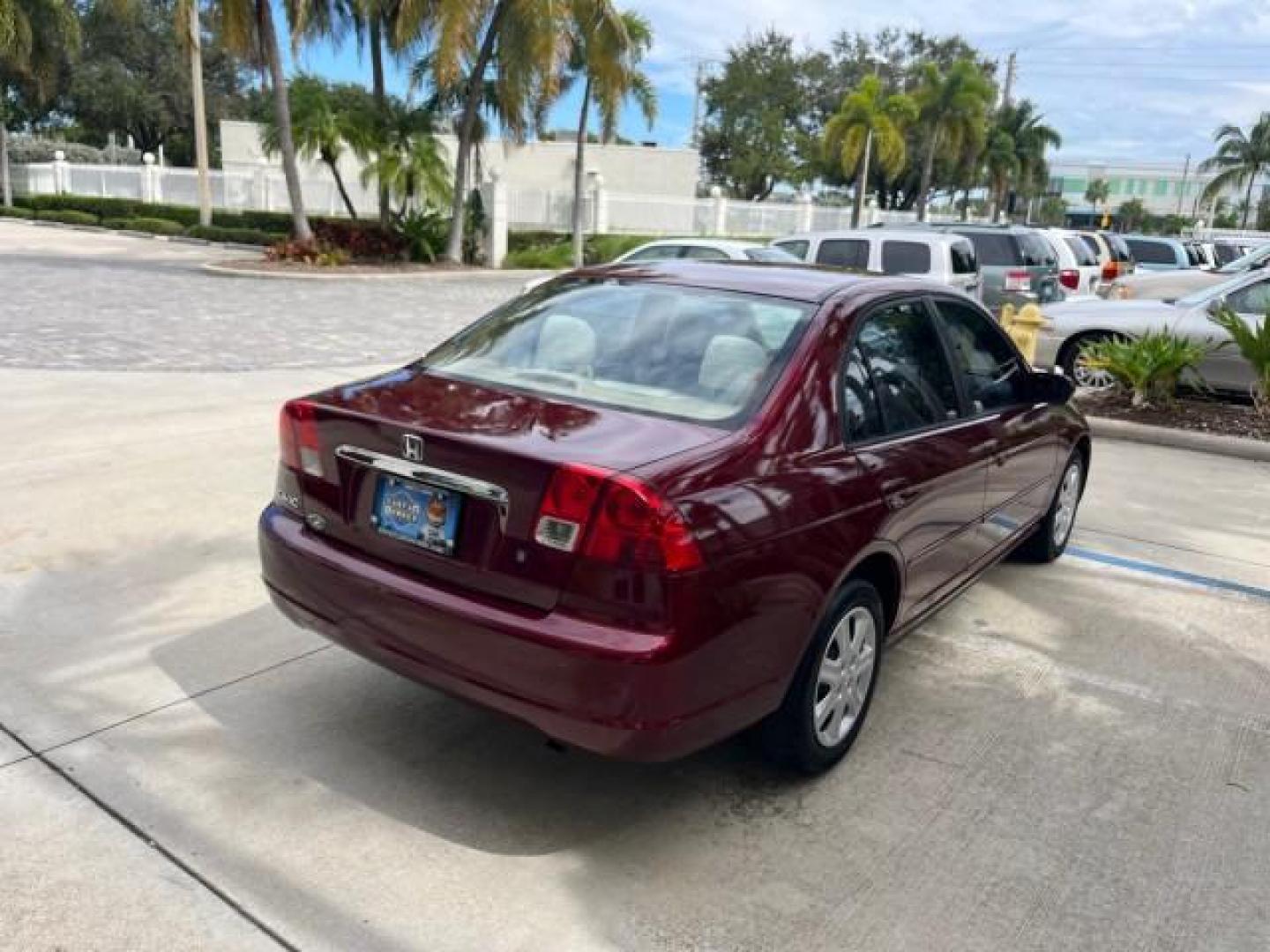 2003 Rallye Red /Ivory Honda Civic 1 FL EX LOW MILES 43,956 (2HGES26783H) with an 1.7L SOHC VTEC 16-Valve I4 ULEV-Certified Engine engine, Automatic transmission, located at 4701 North Dixie Hwy, Pompano Beach, FL, 33064, (954) 422-2889, 26.240938, -80.123474 - OUR WEBPAGE FLORIDACARS1.COM HAS OVER 100 PHOTOS AND FREE CARFAX LINK 2003 HONDA CIVIC EX ROAD READY 1.7L I4 VIN: 2HGES26783H626882 LOW MILES 43,956 SEDAN 4 DR NO ACCIDENTS 1.7L I4 F SOHC NO RECALLS 38 MPG GASOLINE POWER SUNROOF 1 OWNER FLORIDA FRONT WHEEL DRIVE POWER MIRRORS 19 SERVICE RECORDS Appr - Photo#82