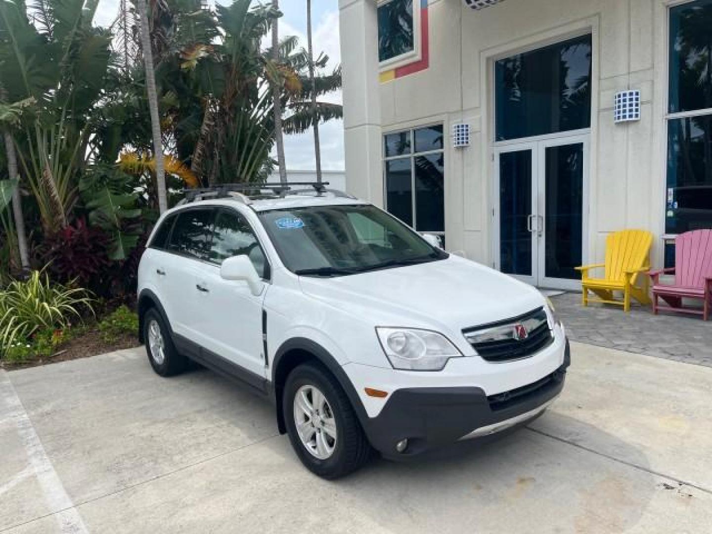 2008 Polar White /Tan Saturn VUE SUNROOF XE LOW MILES 81,856 (3GSCL33PX8S) with an Ecotec 2.4L 4-Cyl MFI Engine engine, Automatic transmission, located at 4701 North Dixie Hwy, Pompano Beach, FL, 33064, (954) 422-2889, 26.240938, -80.123474 - OUR WEBPAGE FLORIDACARS1.COM HAS OVER 100 PHOTOS AND FREE CARFAX LINK 2008 SATURN VUE XE ROAD READY 2.4L I4 VIN: 3GSCL33PX8S711356 NO RECALLS 26 MPG 4 DOOR WAGON/SPORT UTILITY LOW MILES 81,856 2.4L I4 F FLORIDA OWNER GASOLINE 26 SERVICE RECORDS FRONT WHEEL DRIVE HEATED SEATS POWER SUNROOF Anti-Theft - Photo#1