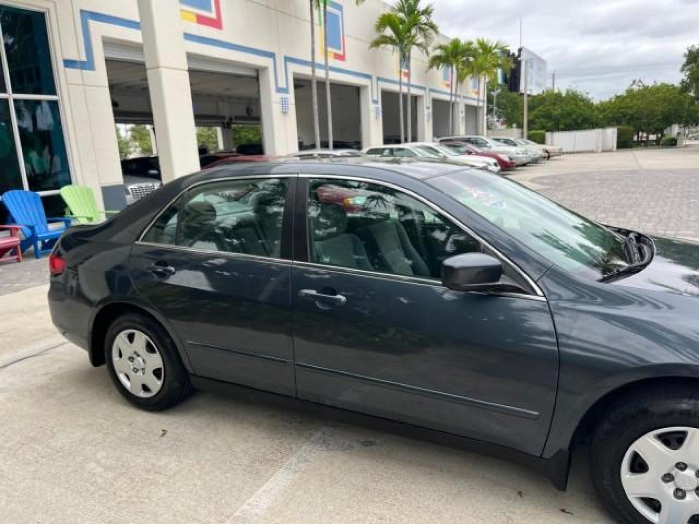 2005 Graphite Pearl /Gray Honda Accord Sdn 1 OWNER LX LOW MILES 34,076 (1HGCM56445A) with an 2.4L DOHC MPFI 16-Valve i-VTEC I4 Engine engine, Automatic transmission, located at 4701 North Dixie Hwy, Pompano Beach, FL, 33064, (954) 422-2889, 26.240938, -80.123474 - OUR WEBPAGE FLORIDACARS1.COM HAS OVER 100 PHOTOS AND FREE CARFAX LINK 2005 HONDA ACCORD LX ROAD READY 2.4L I4 VIN: 1HGCM56445A089339 NO ACCIDENTS 34 MPG SEDAN 4 DR NO RECALLS 2.4L I4 F DOHC 1 OWNER GASOLINE LOW MILES 34,076 FRONT WHEEL DRIVE 9 SERVICE RECORDS Cruise Control Curtain Airbags FWD Front - Photo#76