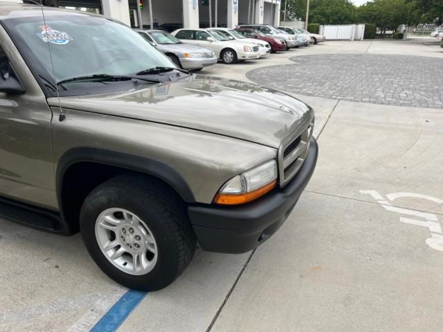 2003 Light Almond Pearl Metallic /Sandstone Dodge Durango 1 FL Sport LOW MILES 61,144 (1D4HR38N53F) with an 4.7L SOHC SMPI V8 Magnum Engine engine, Automatic transmission, located at 4701 North Dixie Hwy, Pompano Beach, FL, 33064, (954) 422-2889, 26.240938, -80.123474 - OUR WEBPAGE FLORIDACARS1.COM HAS OVER 100 PHOTOS AND FREE CARFAX LINK 2003 DODGE DURANGO SPORT ROAD READY 4.7L V8 VIN: 1D4HR38N53F615237 NO ACCIDENTS 4 DOOR WAGON/SPORT UTILITY NO RECALLS 4.7L V8 F OHV 1 OWNER FLORIDA GASOLINE DUAL AC LOW MILES 61,144 REAR WHEEL DRIVE 15 SERVICE RECORDS 3 ROW LEATHE - Photo#86