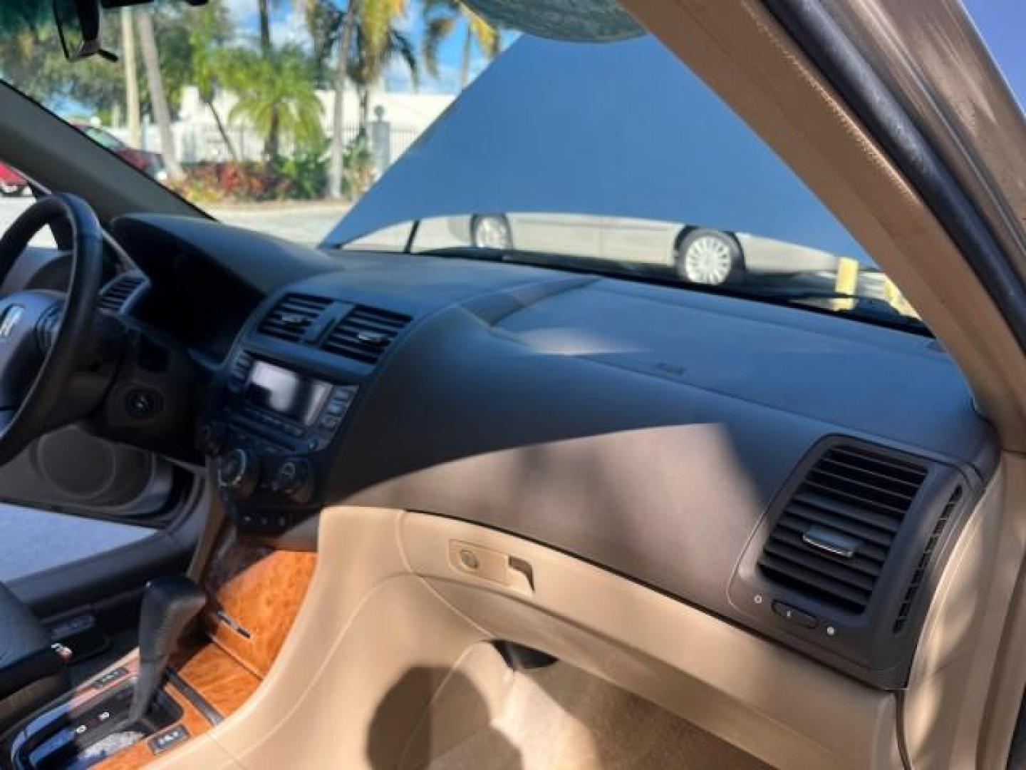 2003 Desert Mist Metallic /Ivory Honda Accord Sdn 26 SERV EX LOW MILES 79,568 (1HGCM66583A) with an 3.0L SOHC 24-Valve VTEC V6 LEV-Certified Engine engine, Automatic transmission, located at 4701 North Dixie Hwy, Pompano Beach, FL, 33064, (954) 422-2889, 26.240938, -80.123474 - OUR WEBPAGE FLORIDACARS1.COM HAS OVER 100 PHOTOS AND FREE CARFAX LINK 2003 HONDA ACCORD EX V-6 ROAD READY 3.0L V6 VIN: 1HGCM66583A061328 NO RECALLS 30 MPG SEDAN 4 DR FLORIDA OWNER 3.0L V6 F SOHC 24V LOW MILES 79,568 GASOLINE POWER LEATHER SEATS FRONT WHEEL DRIVE 26 SERVICE RECORDS POWER SUNROOF Allo - Photo#26