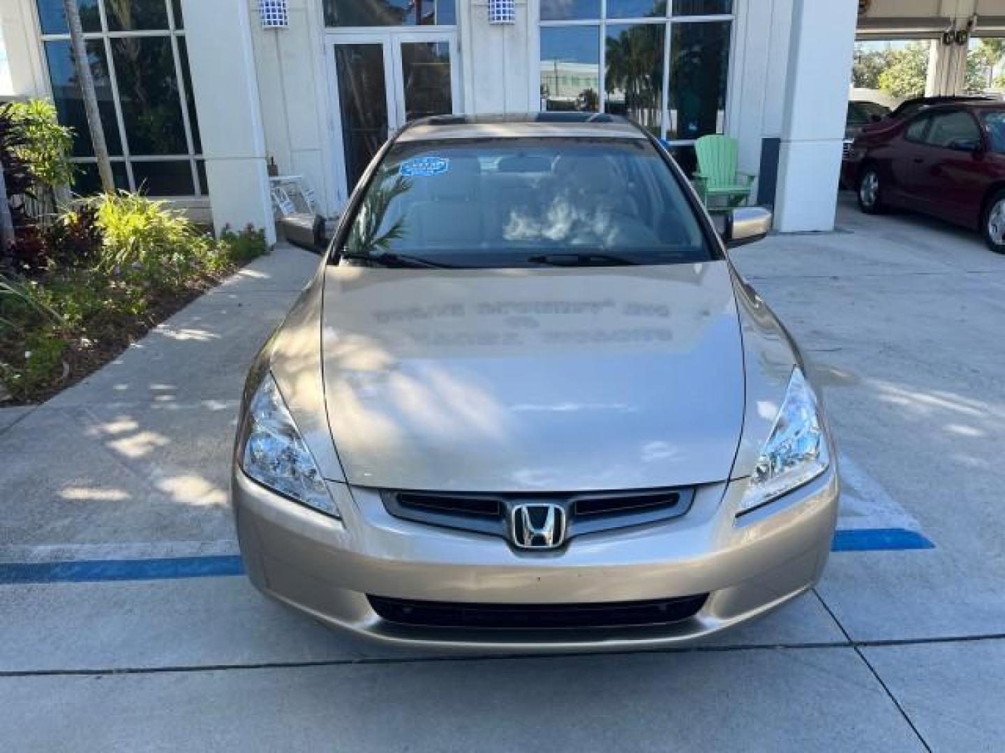 2003 Desert Mist Metallic /Ivory Honda Accord Sdn 26 SERV EX LOW MILES 79,568 (1HGCM66583A) with an 3.0L SOHC 24-Valve VTEC V6 LEV-Certified Engine engine, Automatic transmission, located at 4701 North Dixie Hwy, Pompano Beach, FL, 33064, (954) 422-2889, 26.240938, -80.123474 - OUR WEBPAGE FLORIDACARS1.COM HAS OVER 100 PHOTOS AND FREE CARFAX LINK 2003 HONDA ACCORD EX V-6 ROAD READY 3.0L V6 VIN: 1HGCM66583A061328 NO RECALLS 30 MPG SEDAN 4 DR FLORIDA OWNER 3.0L V6 F SOHC 24V LOW MILES 79,568 GASOLINE POWER LEATHER SEATS FRONT WHEEL DRIVE 26 SERVICE RECORDS POWER SUNROOF Allo - Photo#67