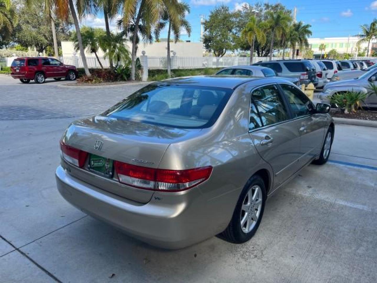 2003 Desert Mist Metallic /Ivory Honda Accord Sdn 26 SERV EX LOW MILES 79,568 (1HGCM66583A) with an 3.0L SOHC 24-Valve VTEC V6 LEV-Certified Engine engine, Automatic transmission, located at 4701 North Dixie Hwy, Pompano Beach, FL, 33064, (954) 422-2889, 26.240938, -80.123474 - OUR WEBPAGE FLORIDACARS1.COM HAS OVER 100 PHOTOS AND FREE CARFAX LINK 2003 HONDA ACCORD EX V-6 ROAD READY 3.0L V6 VIN: 1HGCM66583A061328 NO RECALLS 30 MPG SEDAN 4 DR FLORIDA OWNER 3.0L V6 F SOHC 24V LOW MILES 79,568 GASOLINE POWER LEATHER SEATS FRONT WHEEL DRIVE 26 SERVICE RECORDS POWER SUNROOF Allo - Photo#89