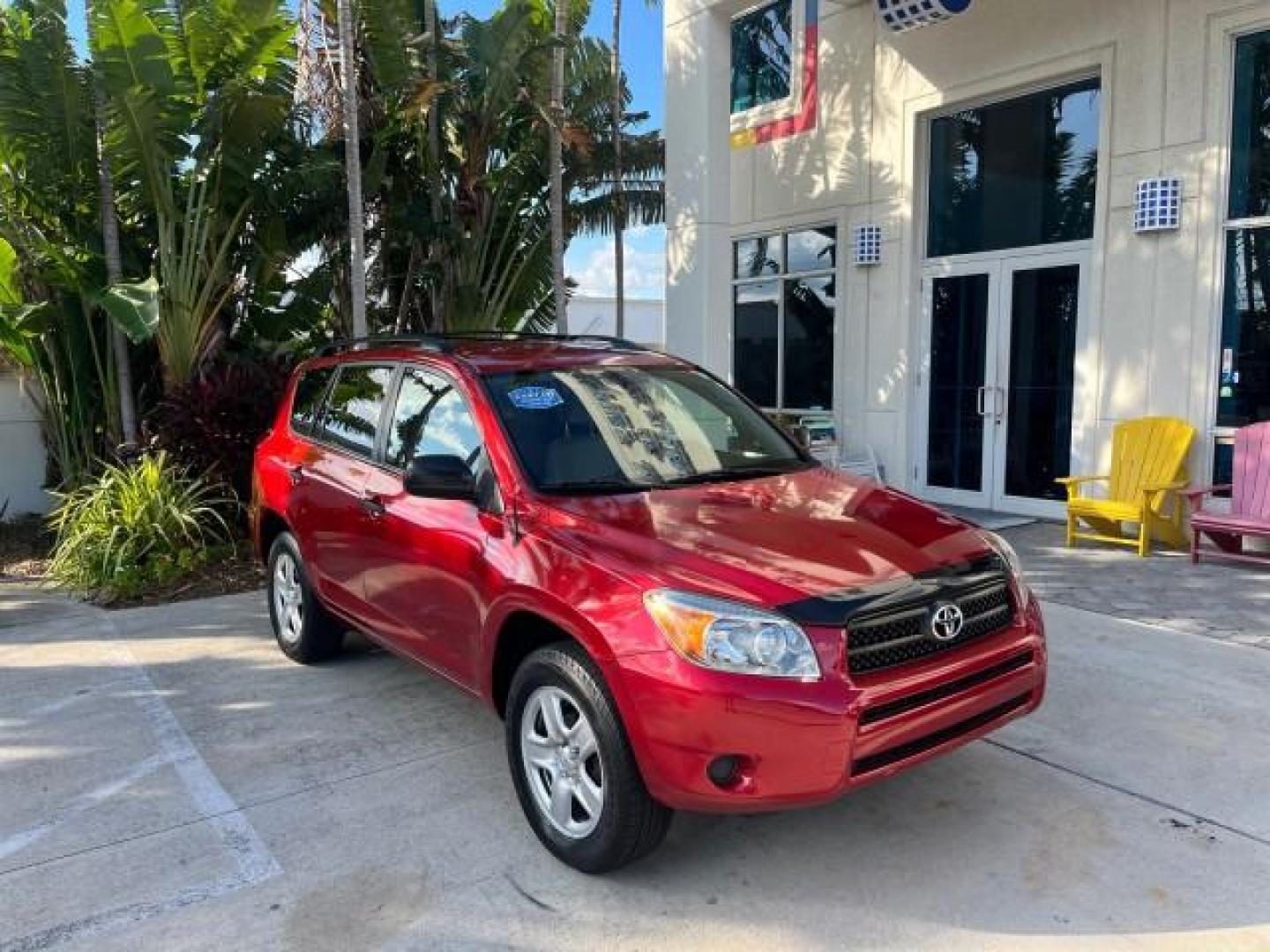 2007 Barcelona Red Metallic /Ash Toyota RAV4 SUV FL LOW MILES 58,784 (JTMZD33V175) with an 2.4L DOHC SFI 16-Valve VVT-i 4-Cyl Engine engine, Automatic transmission, located at 4701 North Dixie Hwy, Pompano Beach, FL, 33064, (954) 422-2889, 26.240938, -80.123474 - OUR WEBPAGE FLORIDACARS1.COM HAS OVER 100 PHOTOS AND FREE CARFAX LINK 2007 TOYOTA RAV4 ROAD READY 2.4L I4 VIN: JTMZD33V175058197 NO RECALLS 30 MPG 4 DOOR WAGON/SPORT UTILITY FLORIDA OWNER 2.4L I4 F DOHC 16V BLUETOOTH LOW MILES 58,784 GASOLINE NAVIGATION 15 SERVICE RECORDS FRONT WHEEL DRIVE BACK UP C - Photo#1