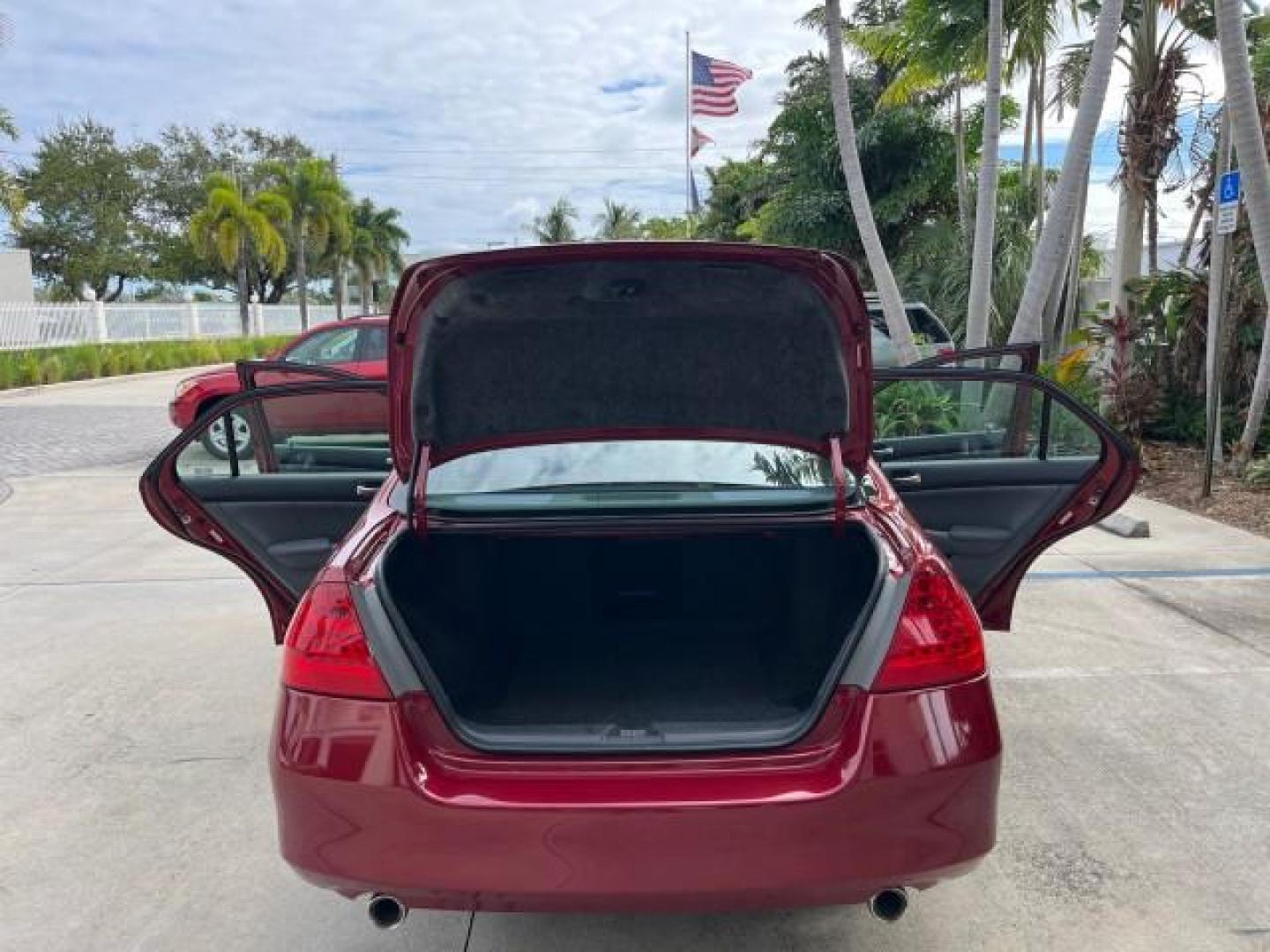 2007 Moroccan Red Pearl /Gray Honda Accord Sdn 1 FL EX-L LOW MILES 41,534 (1HGCM66827A) with an 3.0L SOHC MPFI 24-Valve VTEC V6 Engine engine, Automatic transmission, located at 4701 North Dixie Hwy, Pompano Beach, FL, 33064, (954) 422-2889, 26.240938, -80.123474 - OUR WEBPAGE FLORIDACARS1.COM HAS OVER 100 PHOTOS AND FREE CARFAX LINK 2007 HONDA ACCORD EX-L V-6 W/NAVI ROAD READY 3.0L V6 VIN: 1HGCM66827A042452 NO ACCIDENTS 29 MPG SEDAN 4 DR NO RECALLS SUNROOF 3.0L V6 F SOHC 24V 1 OWNER FLORIDA GASOLINE LOW MILES 41,534 FRONT WHEEL DRIVE NAVIGATION LEATHER SEATS - Photo#15