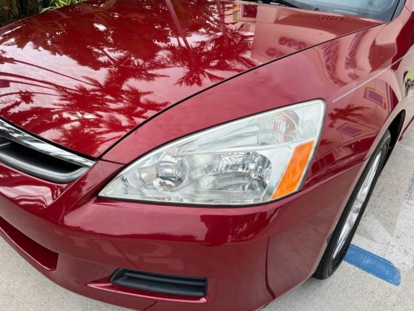 2007 Moroccan Red Pearl /Gray Honda Accord Sdn 1 FL EX-L LOW MILES 41,534 (1HGCM66827A) with an 3.0L SOHC MPFI 24-Valve VTEC V6 Engine engine, Automatic transmission, located at 4701 North Dixie Hwy, Pompano Beach, FL, 33064, (954) 422-2889, 26.240938, -80.123474 - OUR WEBPAGE FLORIDACARS1.COM HAS OVER 100 PHOTOS AND FREE CARFAX LINK 2007 HONDA ACCORD EX-L V-6 W/NAVI ROAD READY 3.0L V6 VIN: 1HGCM66827A042452 NO ACCIDENTS 29 MPG SEDAN 4 DR NO RECALLS SUNROOF 3.0L V6 F SOHC 24V 1 OWNER FLORIDA GASOLINE LOW MILES 41,534 FRONT WHEEL DRIVE NAVIGATION LEATHER SEATS - Photo#81