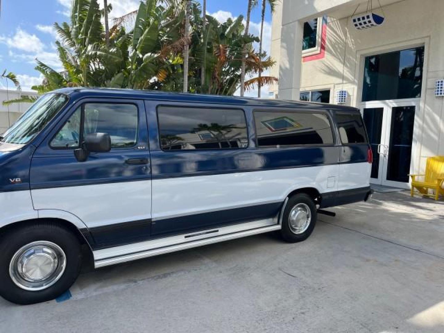 1995 BLUE /BLUE Dodge Ram Wagon EXT 15 PAS LOW MILES 69,523 (2B5WB35Z6SK) with an 5.9L MPI V8 Magnum Engine engine, Automatic transmission, located at 4701 North Dixie Hwy, Pompano Beach, FL, 33064, (954) 422-2889, 26.240938, -80.123474 - OUR WEBPAGE FLORIDACARS1.COM HAS OVER 100 PHOTOS AND FREE CARFAX LINK 1995 DODGE RAM VAN 3500 ROAD READY 5.9L V8 VIN: 2B5WB35Z6SK538547 NO ACCIDENTS VAN 15 PASSANGER 5.9L V8 F OHV 16V 4 ROW SEATS GASOLINE LOW MILES 69,523 REAR WHEEL DRIVE DUAL AC POWER MIRRORS Cloth Seats Running Boards Rear Air Con - Photo#94