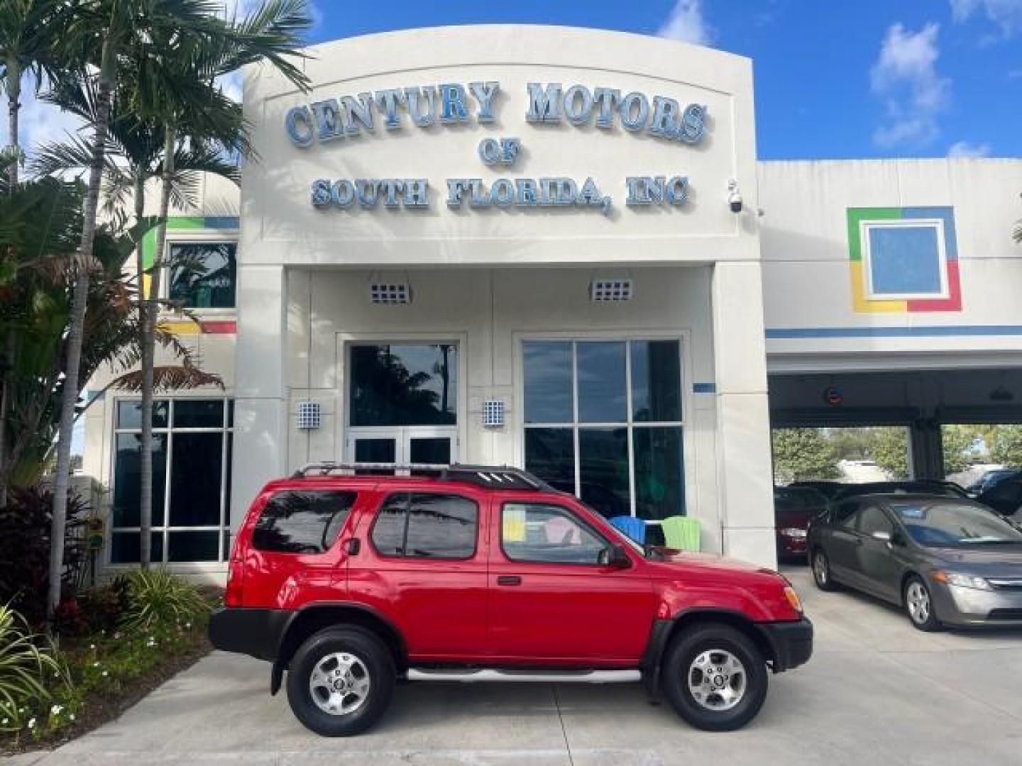 2001 Aztec Red /Sage Nissan Xterra 1 FL XE LOW MILES 74,844 (5N1ED28T41C) with an 3.3L SOHC SMPI V6 Engine engine, Automatic transmission, located at 4701 North Dixie Hwy, Pompano Beach, FL, 33064, (954) 422-2889, 26.240938, -80.123474 - 2001 NISSAN XTERRA SE ROAD READY 3.3L V6 VIN: 5N1ED28T41C522095 LOW MILES 74,844 4 DOOR WAGON/SPORT UTILITY NO RECALLS 3.3L V6 F SOHC 1 OWNER FLORIDA GASOLINE 39 SERVICE RECORDS REAR WHEEL DRIVE POWER MIRRORS Alloy Wheels Anti-Theft System Approach Lights Black Roof Rack Cruise Control Fog Lights Fr - Photo#0