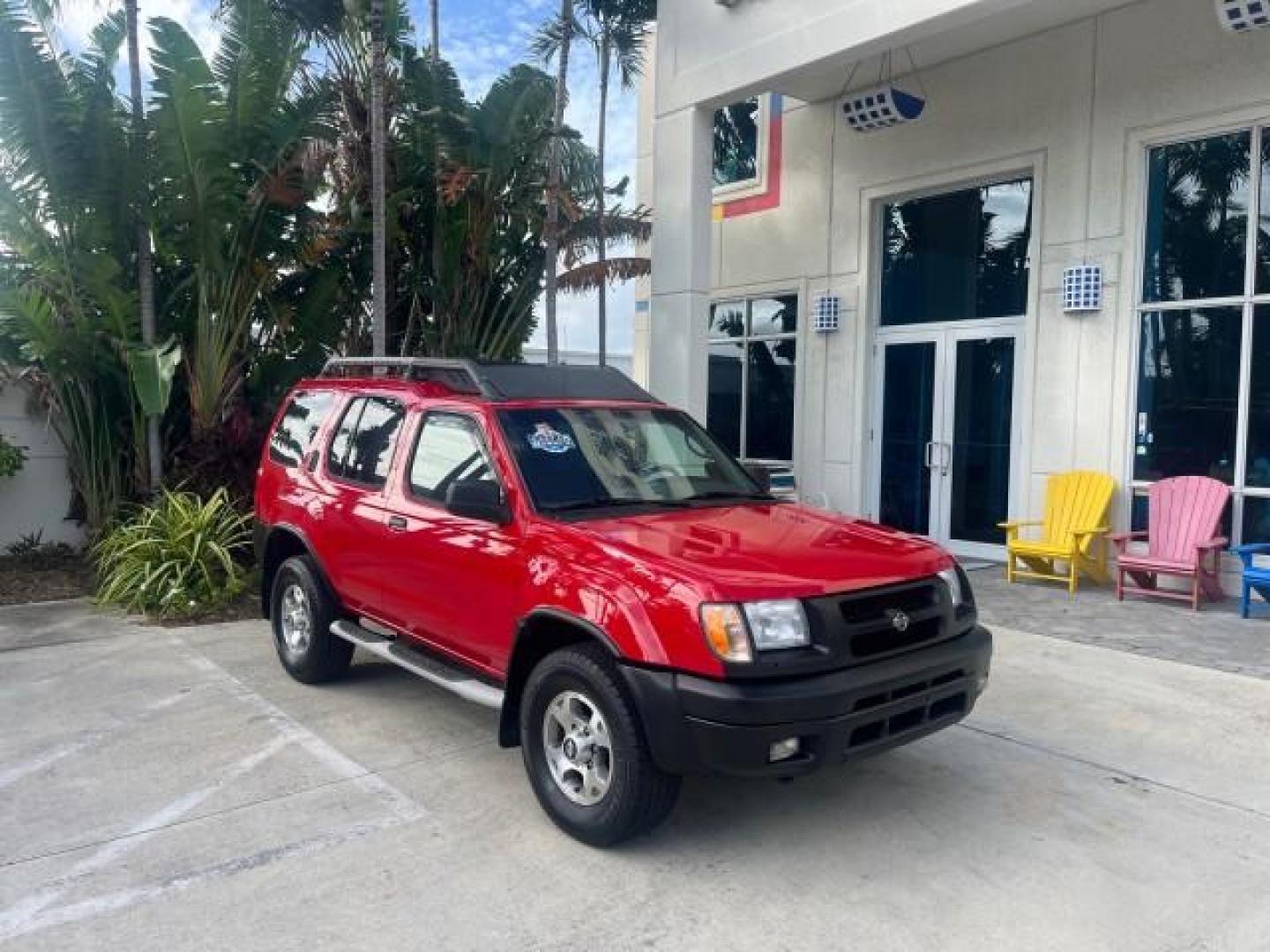 2001 Aztec Red /Sage Nissan Xterra 1 FL XE LOW MILES 74,844 (5N1ED28T41C) with an 3.3L SOHC SMPI V6 Engine engine, Automatic transmission, located at 4701 North Dixie Hwy, Pompano Beach, FL, 33064, (954) 422-2889, 26.240938, -80.123474 - 2001 NISSAN XTERRA SE ROAD READY 3.3L V6 VIN: 5N1ED28T41C522095 LOW MILES 74,844 4 DOOR WAGON/SPORT UTILITY NO RECALLS 3.3L V6 F SOHC 1 OWNER FLORIDA GASOLINE 39 SERVICE RECORDS REAR WHEEL DRIVE POWER MIRRORS Alloy Wheels Anti-Theft System Approach Lights Black Roof Rack Cruise Control Fog Lights Fr - Photo#1