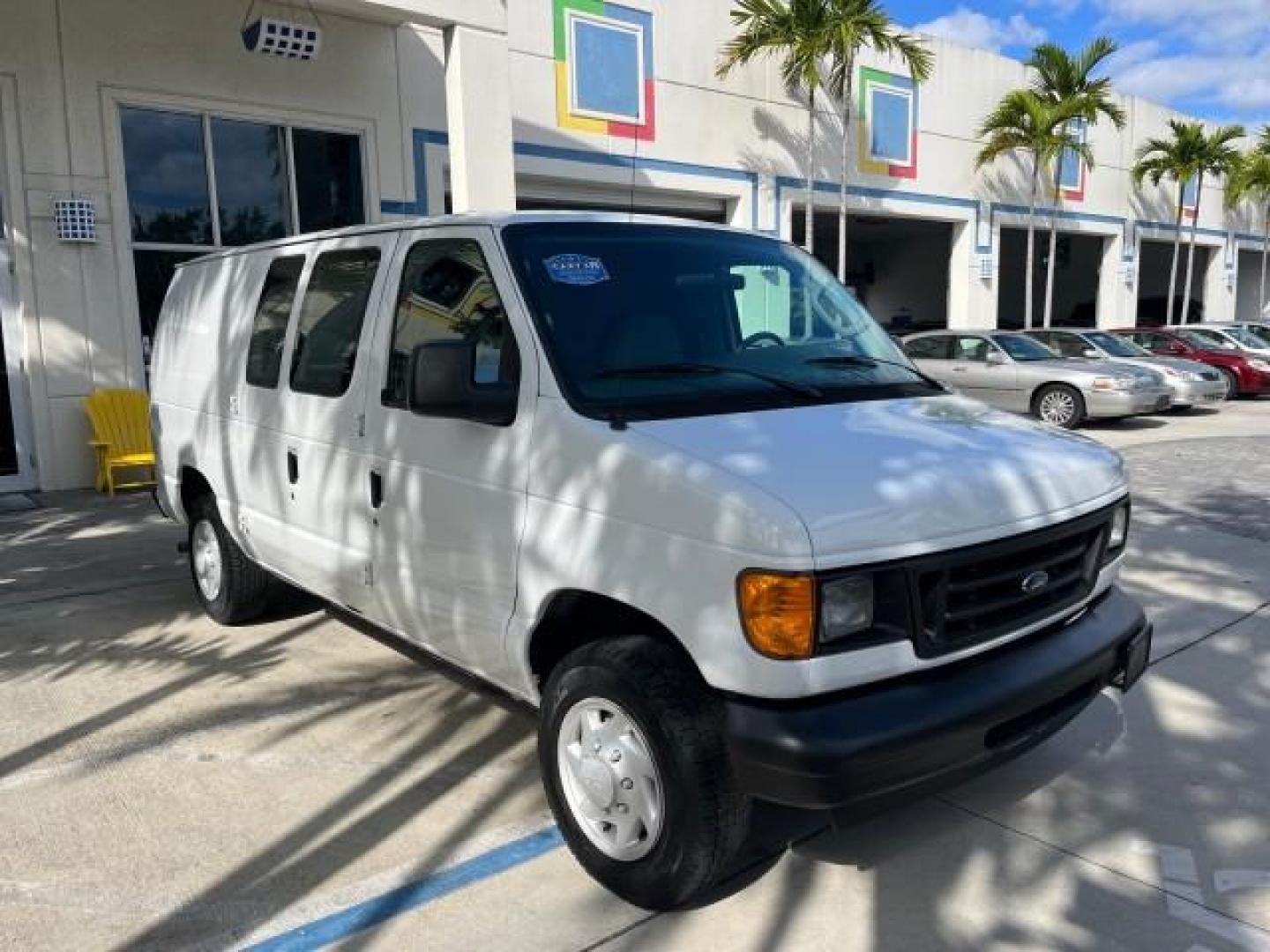 2007 Oxford White /Medium Flint Ford Econoline Cargo Van CARGO LOW MILES 53,152 (1FTNE14W37D) with an 4.6L SOHC EFI V8 Triton Engine engine, Automatic transmission, located at 4701 North Dixie Hwy, Pompano Beach, FL, 33064, (954) 422-2889, 26.240938, -80.123474 - OUR WEBPAGE FLORIDACARS1.COM HAS OVER 100 PHOTOS AND FREE CARFAX LINK 2007 FORD E-SERIES E-150 ROAD READY WORK READY VIN: 1FTNE14W37DA01349 NO ACCIDENTS 4.6L V8 VAN NO RECALLS 4.6L V8 F SOHC LOW MILES 53,152 GASOLINE 8 SERVICE RECORDS REAR WHEEL DRIVE POWER MIRRORS Electronic Braking System Front Bu - Photo#78