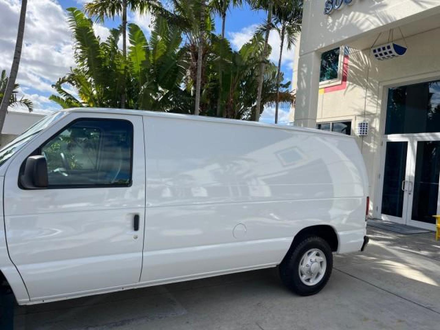 2007 Oxford White /Medium Flint Ford Econoline Cargo Van CARGO LOW MILES 53,152 (1FTNE14W37D) with an 4.6L SOHC EFI V8 Triton Engine engine, Automatic transmission, located at 4701 North Dixie Hwy, Pompano Beach, FL, 33064, (954) 422-2889, 26.240938, -80.123474 - OUR WEBPAGE FLORIDACARS1.COM HAS OVER 100 PHOTOS AND FREE CARFAX LINK 2007 FORD E-SERIES E-150 ROAD READY WORK READY VIN: 1FTNE14W37DA01349 NO ACCIDENTS 4.6L V8 VAN NO RECALLS 4.6L V8 F SOHC LOW MILES 53,152 GASOLINE 8 SERVICE RECORDS REAR WHEEL DRIVE POWER MIRRORS Electronic Braking System Front Bu - Photo#89