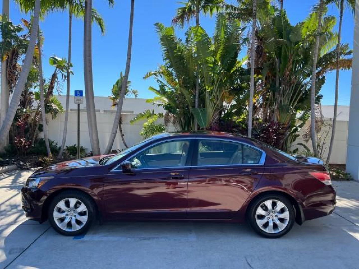 2008 Basque Red Pearl /Ivory Honda Accord Sdn 1 FL EX-L LOW MILES 58,505 (JHMCP268X8C) with an 2.4L DOHC MPFI 16-Valve i-VTEC I4 Engine engine, Automatic transmission, located at 4701 North Dixie Hwy, Pompano Beach, FL, 33064, (954) 422-2889, 26.240938, -80.123474 - OUR WEBPAGE FLORIDACARS1.COM HAS OVER 100 PHOTOS AND FREE CARFAX LINK 2008 HONDA ACCORD EX-L ROAD READY 2.4L I4 VIN: JHMCP268X8C010819 1 OWNER FLORIDA SEDAN 4 DR LOW MILES 58,505 2.4L I4 F DOHC 16V POWER LEATHER SEATS GASOLINE POWER SUNROOF 31 MPG FRONT WHEEL DRIVE 13 SERVICE RECORDS Active Head Res - Photo#4