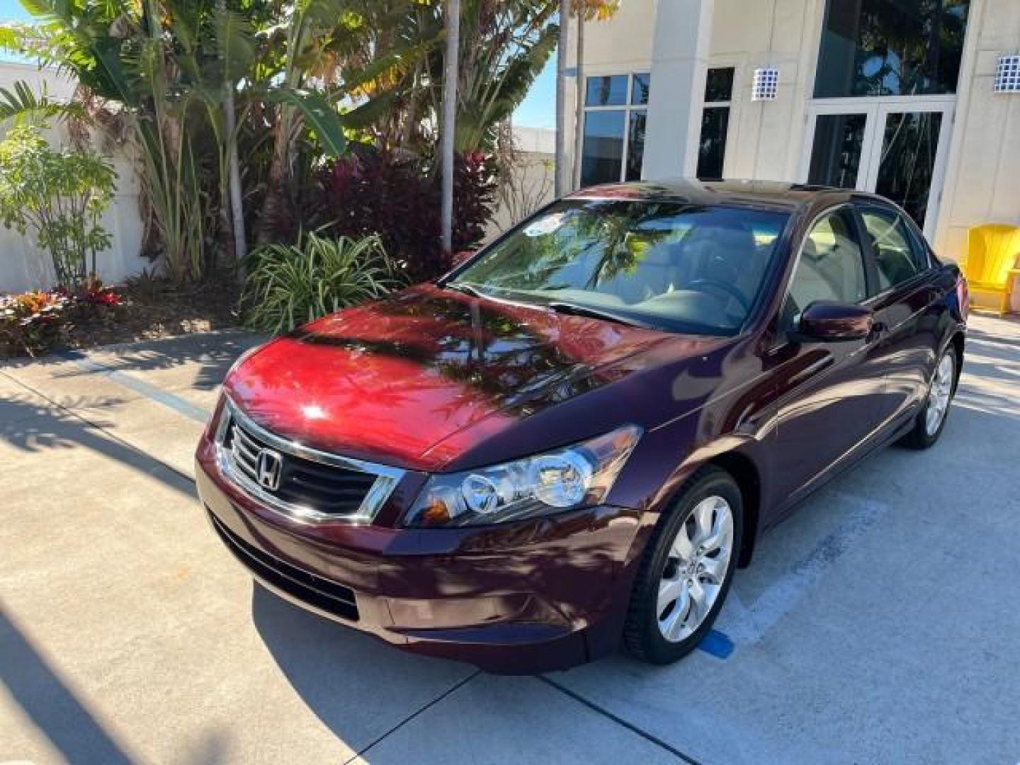 2008 Basque Red Pearl /Ivory Honda Accord Sdn 1 FL EX-L LOW MILES 58,505 (JHMCP268X8C) with an 2.4L DOHC MPFI 16-Valve i-VTEC I4 Engine engine, Automatic transmission, located at 4701 North Dixie Hwy, Pompano Beach, FL, 33064, (954) 422-2889, 26.240938, -80.123474 - OUR WEBPAGE FLORIDACARS1.COM HAS OVER 100 PHOTOS AND FREE CARFAX LINK 2008 HONDA ACCORD EX-L ROAD READY 2.4L I4 VIN: JHMCP268X8C010819 1 OWNER FLORIDA SEDAN 4 DR LOW MILES 58,505 2.4L I4 F DOHC 16V POWER LEATHER SEATS GASOLINE POWER SUNROOF 31 MPG FRONT WHEEL DRIVE 13 SERVICE RECORDS Active Head Res - Photo#77