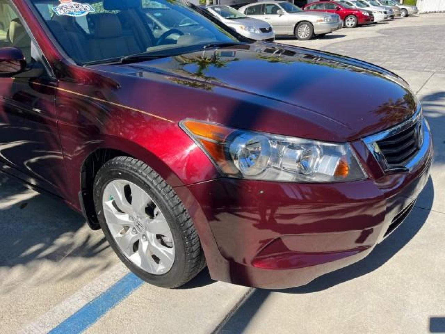 2008 Basque Red Pearl /Ivory Honda Accord Sdn 1 FL EX-L LOW MILES 58,505 (JHMCP268X8C) with an 2.4L DOHC MPFI 16-Valve i-VTEC I4 Engine engine, Automatic transmission, located at 4701 North Dixie Hwy, Pompano Beach, FL, 33064, (954) 422-2889, 26.240938, -80.123474 - OUR WEBPAGE FLORIDACARS1.COM HAS OVER 100 PHOTOS AND FREE CARFAX LINK 2008 HONDA ACCORD EX-L ROAD READY 2.4L I4 VIN: JHMCP268X8C010819 1 OWNER FLORIDA SEDAN 4 DR LOW MILES 58,505 2.4L I4 F DOHC 16V POWER LEATHER SEATS GASOLINE POWER SUNROOF 31 MPG FRONT WHEEL DRIVE 13 SERVICE RECORDS Active Head Res - Photo#84