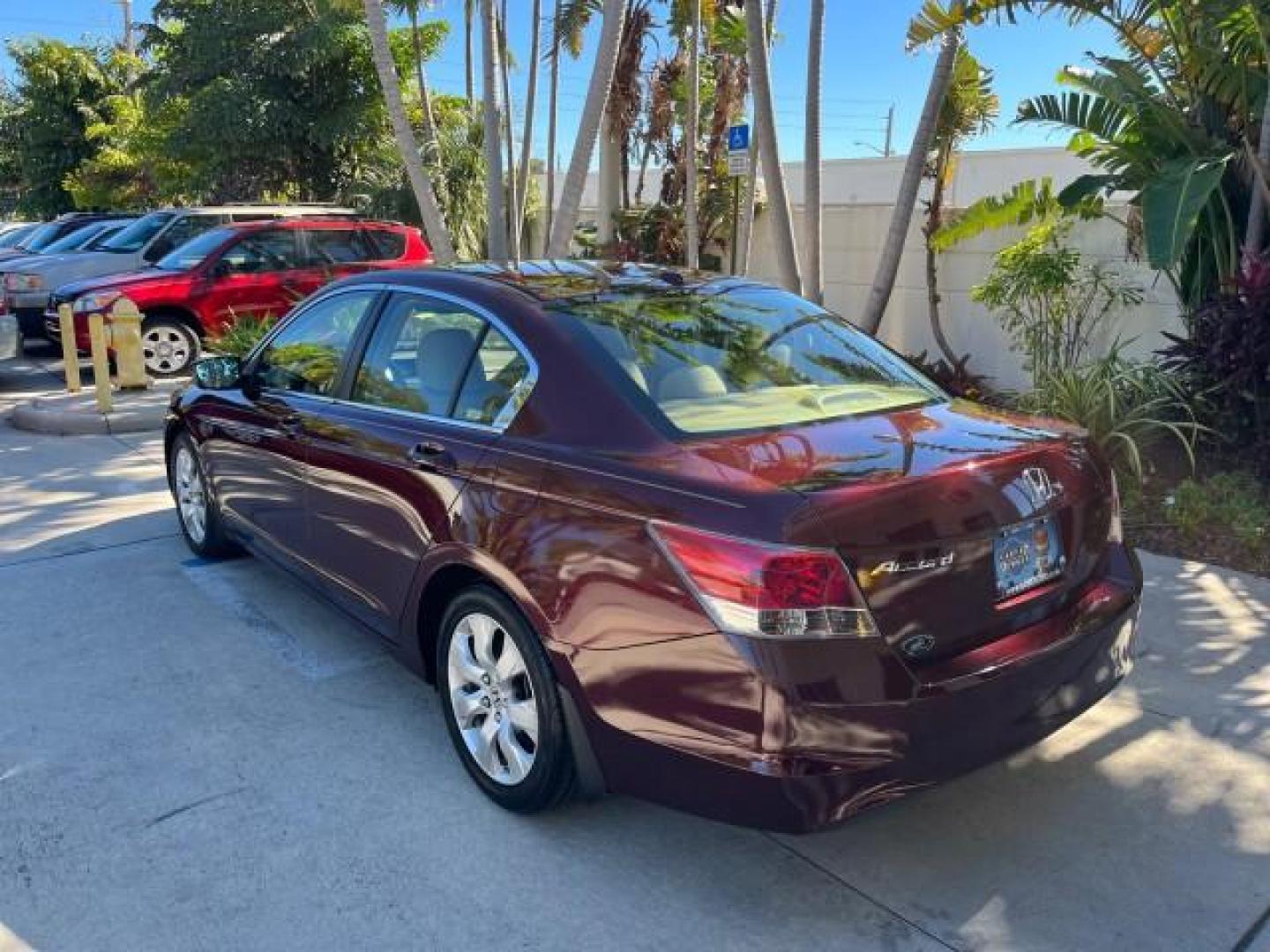 2008 Basque Red Pearl /Ivory Honda Accord Sdn 1 FL EX-L LOW MILES 58,505 (JHMCP268X8C) with an 2.4L DOHC MPFI 16-Valve i-VTEC I4 Engine engine, Automatic transmission, located at 4701 North Dixie Hwy, Pompano Beach, FL, 33064, (954) 422-2889, 26.240938, -80.123474 - OUR WEBPAGE FLORIDACARS1.COM HAS OVER 100 PHOTOS AND FREE CARFAX LINK 2008 HONDA ACCORD EX-L ROAD READY 2.4L I4 VIN: JHMCP268X8C010819 1 OWNER FLORIDA SEDAN 4 DR LOW MILES 58,505 2.4L I4 F DOHC 16V POWER LEATHER SEATS GASOLINE POWER SUNROOF 31 MPG FRONT WHEEL DRIVE 13 SERVICE RECORDS Active Head Res - Photo#97