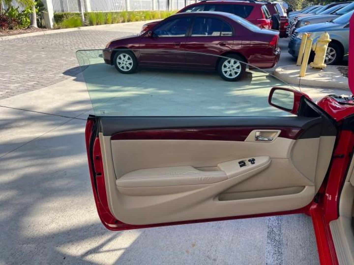 2005 Absolutely Red /Ivory Toyota Camry Solara SLE LOW MILES 45,207 (4T1FA38P45U) with an 3.3L DOHC SEFI VVT-i 24-Valve V6 Engine engine, Automatic transmission, located at 4701 North Dixie Hwy, Pompano Beach, FL, 33064, (954) 422-2889, 26.240938, -80.123474 - OUR WEBPAGE FLORIDACARS1.COM HAS OVER 100 PHOTOS AND FREE CARFAX LINK 2005 TOYOTA CAMRY SOLARA SE V6 ROAD READY 3.3L V6 VIN: 4T1FA38P45U047960 NO ACCIDENTS 29 MPG CONVERTIBLE NO RECALLS 3.3L V6 F DOHC 24V BACK UP CAMERA FLORIDA OWNER GASOLINE NAVIGATION LOW MILES 45,207 FRONT WHEEL DRIVE POWER LEATH - Photo#10