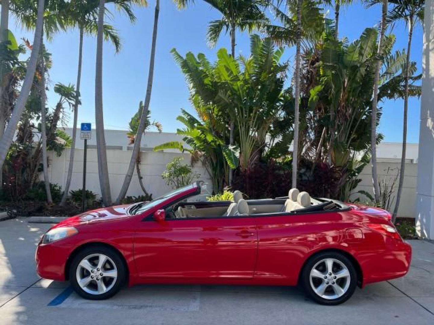 2005 Absolutely Red /Ivory Toyota Camry Solara SLE LOW MILES 45,207 (4T1FA38P45U) with an 3.3L DOHC SEFI VVT-i 24-Valve V6 Engine engine, Automatic transmission, located at 4701 North Dixie Hwy, Pompano Beach, FL, 33064, (954) 422-2889, 26.240938, -80.123474 - OUR WEBPAGE FLORIDACARS1.COM HAS OVER 100 PHOTOS AND FREE CARFAX LINK 2005 TOYOTA CAMRY SOLARA SE V6 ROAD READY 3.3L V6 VIN: 4T1FA38P45U047960 NO ACCIDENTS 29 MPG CONVERTIBLE NO RECALLS 3.3L V6 F DOHC 24V BACK UP CAMERA FLORIDA OWNER GASOLINE NAVIGATION LOW MILES 45,207 FRONT WHEEL DRIVE POWER LEATH - Photo#97