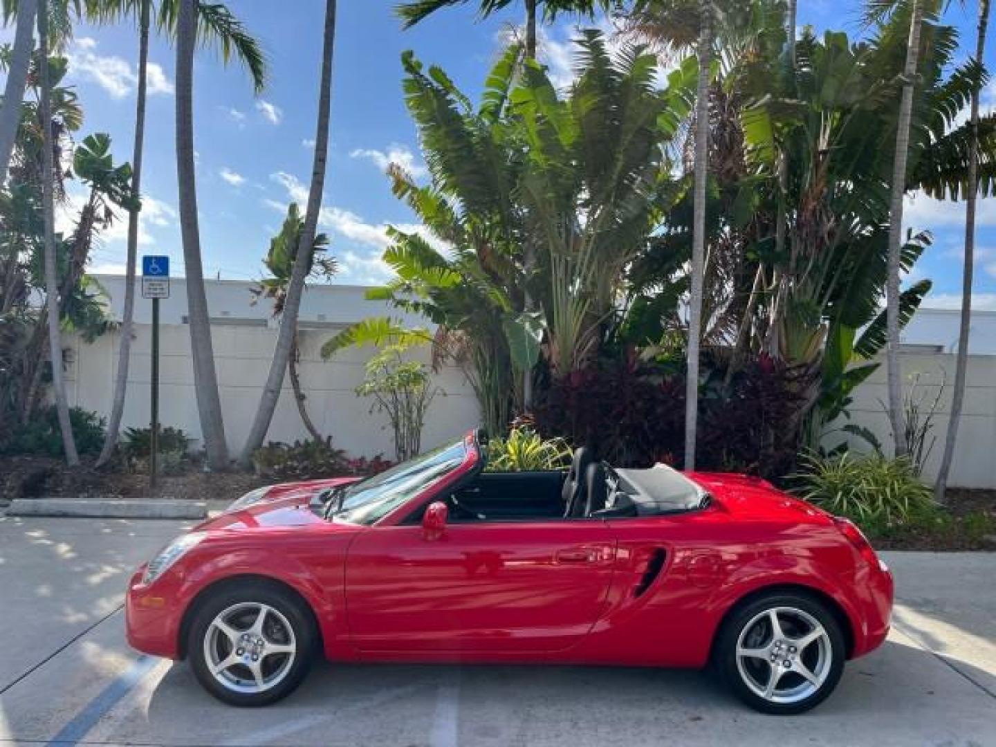 2004 Absolutely Red /Gray Toyota MR2 Spyder 1 FL LOW MILES 6,855 (JTDFR320140) with an 1.8L DOHC MPFI VVT-i 16-Valve 4-Cyl Engine engine, Automatic transmission, located at 4701 North Dixie Hwy, Pompano Beach, FL, 33064, (954) 422-2889, 26.240938, -80.123474 - OUR WEBPAGE FLORIDACARS1.COM HAS OVER 100 PHOTOS AND FREE CARFAX LINK 2004 TOYOTA MR2 SPYDER AUTO ROAD READY 1.8L I4 VIN: JTDFR320140068103 NO ACCIDENTS 33 MPG CONVERTIBLE NO RECALLS 1.8L I4 F DOHC 16V 1 OWNER FLORIDA GASOLINE ONLY 6,855 MILES REAR WHEEL DRIVE CONVERTIBLE TOP Alloy Wheels Approach L - Photo#9