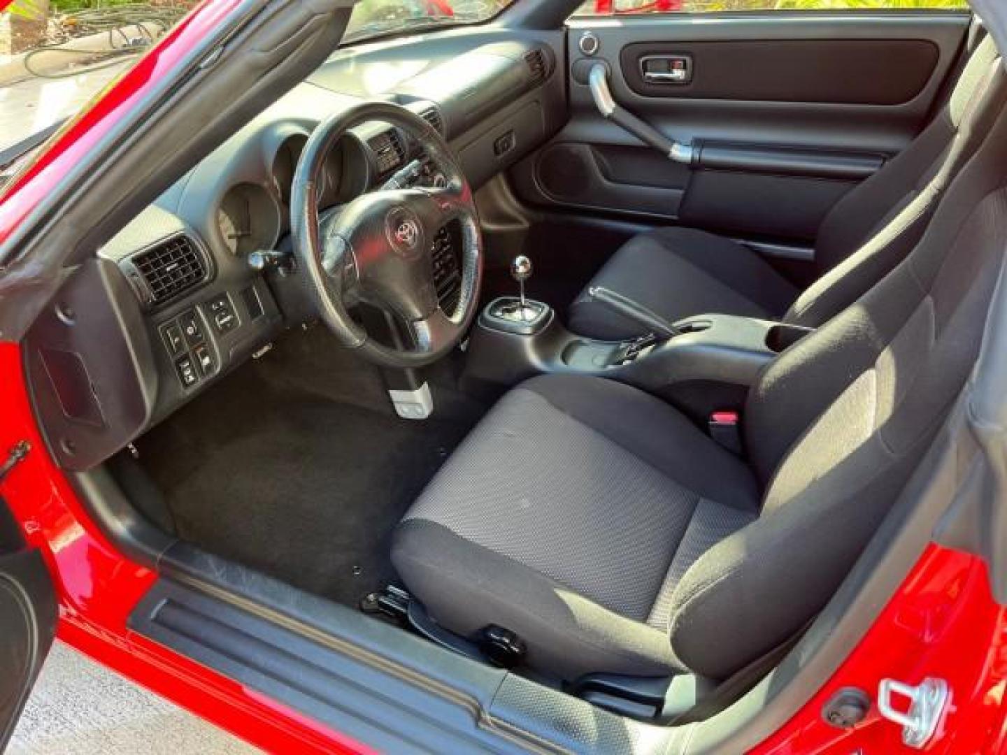 2004 Absolutely Red /Gray Toyota MR2 Spyder 1 FL LOW MILES 6,855 (JTDFR320140) with an 1.8L DOHC MPFI VVT-i 16-Valve 4-Cyl Engine engine, Automatic transmission, located at 4701 North Dixie Hwy, Pompano Beach, FL, 33064, (954) 422-2889, 26.240938, -80.123474 - OUR WEBPAGE FLORIDACARS1.COM HAS OVER 100 PHOTOS AND FREE CARFAX LINK 2004 TOYOTA MR2 SPYDER AUTO ROAD READY 1.8L I4 VIN: JTDFR320140068103 NO ACCIDENTS 33 MPG CONVERTIBLE NO RECALLS 1.8L I4 F DOHC 16V 1 OWNER FLORIDA GASOLINE ONLY 6,855 MILES REAR WHEEL DRIVE CONVERTIBLE TOP Alloy Wheels Approach L - Photo#35