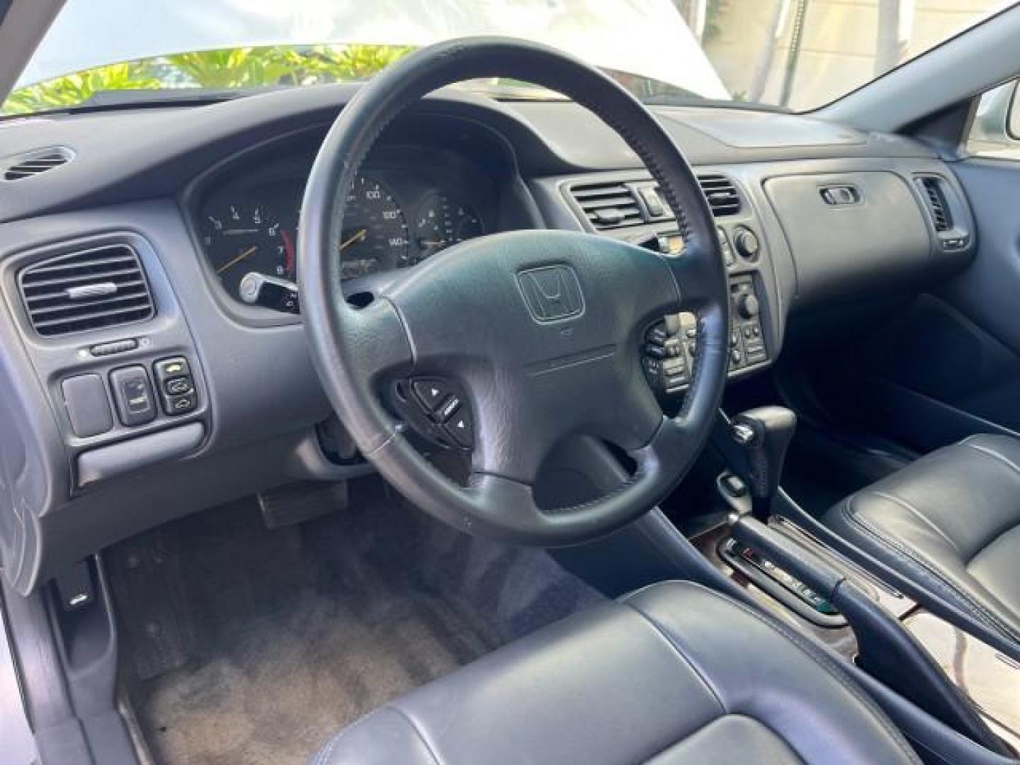 2000 Satin Silver Metallic /Charcoal Honda Accord Cpe EX w/Leather LOW MILES 70,130 (1HGCG2250YA) with an 3.0L SOHC VTEC 24-Valve V6 LEV-Certified Engine engine, Automatic transmission, located at 4701 North Dixie Hwy, Pompano Beach, FL, 33064, (954) 422-2889, 26.240938, -80.123474 - OUR WEBPAGE FLORIDACARS1.COM HAS OVER 100 PHOTOS AND FREE CARFAX LINK 2000 HONDA ACCORD EX V6 ROAD READY 3.0L V6 VIN: 1HGCG2250YA038316 FLORIDA OWNER COUPE POWER LEATHER SEATS 3.0L V6 F SOHC 24V POWER SUNROOF GASOLINE 28 MPG FRONT WHEEL DRIVE LOW MILES 70,130 Alloy Wheels Anti-Theft System Automatic - Photo#32