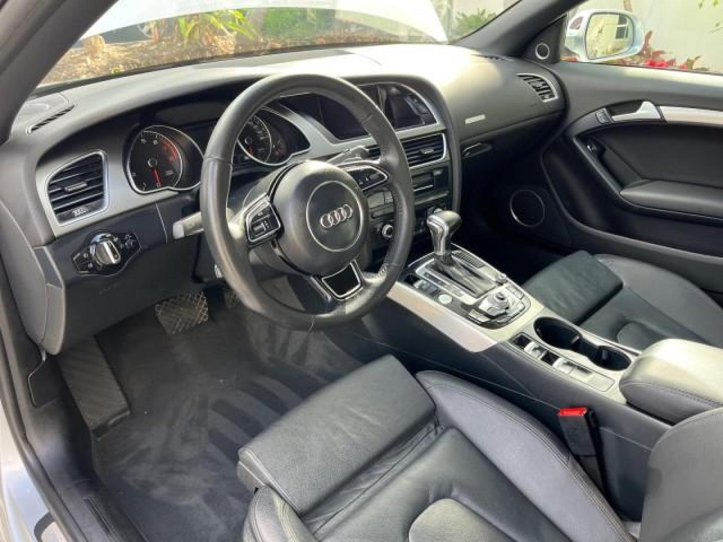 2014 Ice Silver Metallic/Brown Roof /Black Audi A5 Premium Plus LOW MILES 117,819 (WAULFAFH2EN) with an 2.0L TFSI 4-Cyl Engine engine, Automatic transmission, located at 4701 North Dixie Hwy, Pompano Beach, FL, 33064, (954) 422-2889, 26.240938, -80.123474 - OUR WEBPAGE FLORIDACARS1.COM HAS OVER 100 PHOTOS AND FREE CARFAX LINK 2014 AUDI A5 2.0T QUATTRO PREMIUM PLUS ROAD READY 2.0L I4 TURBO VIN: WAULFAFH2EN012656 NO ACCIDENTS NO RECALLS CONVERTIBLE NEW $58,075 POWER CONVERTIBLE TOP 2.0L I4 F DOHC 16V QUATTRO POWER LEATHER SEATS 29 MPG FLEX FUEL DUAL AC A - Photo#34