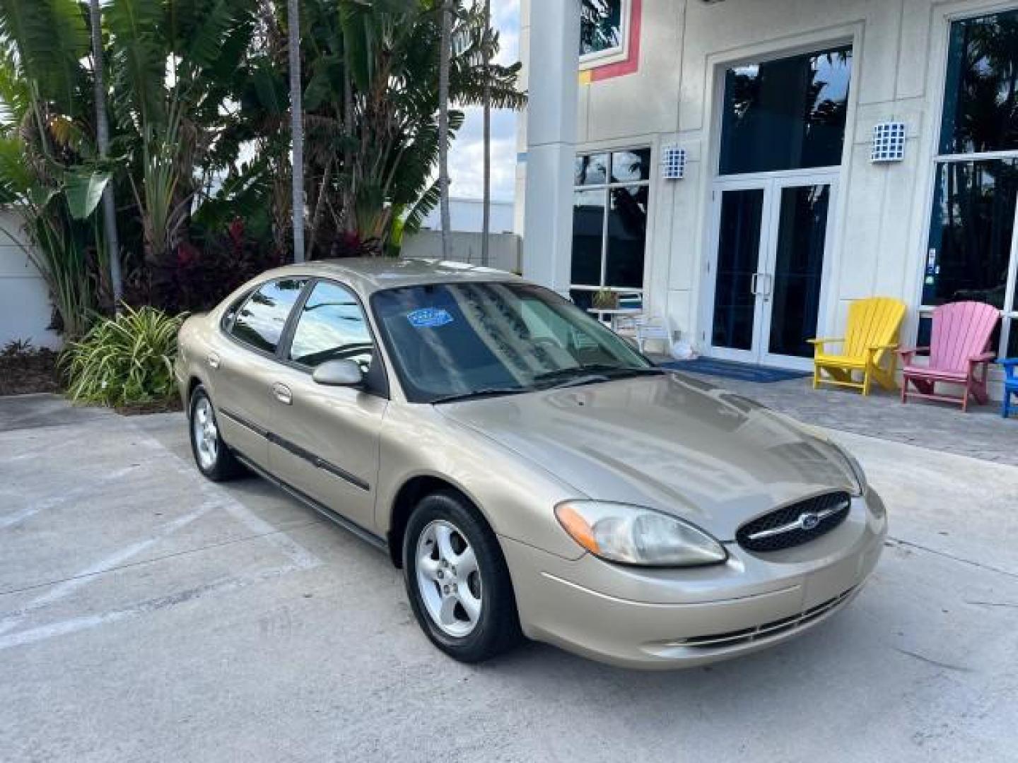 2001 Harvest Gold Metallic /Medium Graphite Ford Taurus SES LOW MILES 47,338 (1FAFP55U81A) with an 3.0L SOHC SMPI 12-Valve V6 Vulcan Engine engine, Automatic transmission, located at 4701 North Dixie Hwy, Pompano Beach, FL, 33064, (954) 422-2889, 26.240938, -80.123474 - OUR WEBPAGE FLORIDACARS1.COM HAS OVER 100 PHOTOS AND FREE CARFAX LINK 2001 FORD TAURUS SES ROAD READY 3.0L V6 VIN: 1FAFP55U81A102713 FLORIDA OWNER 27 MPG SEDAN 4 DR LOW MILES 47,338 3.0L V6 F OHV POWER SEATS POWER MIRRORS GASOLINE NO ACCIDENTS FRONT WHEEL DRIVE Alloy Wheels Anti-Theft System Approac - Photo#1