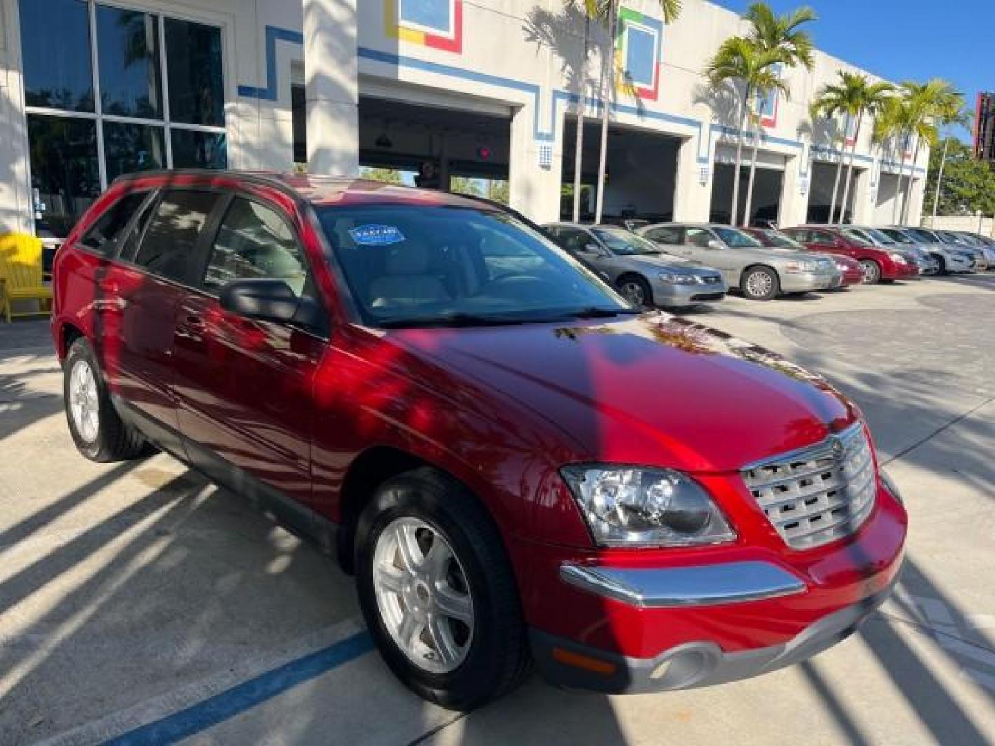 2005 Inferno Red Crystal Pearl /Light Taupe Chrysler Pacifica Touring LOW MILES 67,198 (2C4GM684X5R) with an 3.5L MPI 24-Valve V6 Engine engine, Automatic transmission, located at 4701 North Dixie Hwy, Pompano Beach, FL, 33064, (954) 422-2889, 26.240938, -80.123474 - OUR WEBPAGE FLORIDACARS1.COM HAS OVER 100 PHOTOS AND FREE CARFAX LINK 2005 CHRYSLER PACIFICA TOURING ROAD READY 3.5L V6 VIN: 2C4GM684X5R648035 NO ACCIDENTS 4 DOOR WAGON/SPORT UTILITY NO RECALLS DVD 3.5L V6 F 24V FLORIDA OWNER GASOLINE POWER LIFTGATE LOW MILES 67,198 FRONT WHEEL DRIVE 3 ROW SEATS POW - Photo#77