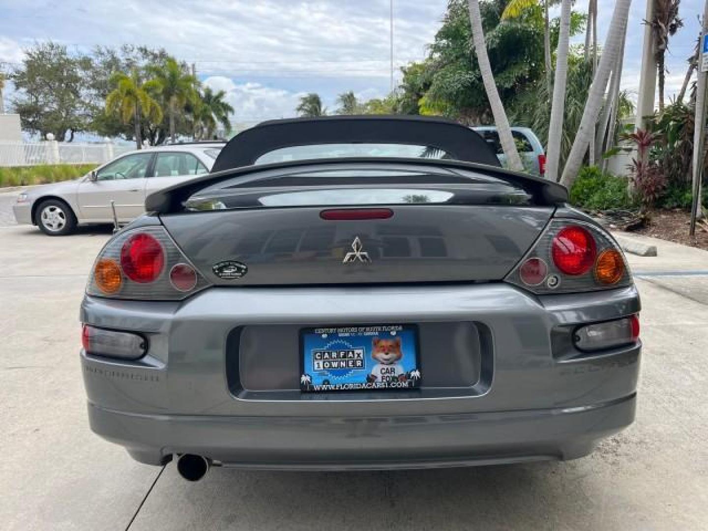2004 Titanium Pearl /Midnight Mitsubishi Eclipse 1 FL GTS LOW MILES 36,082 (4A3AE75H84E) with an 3.0L SOHC MPFI 24-Valve V6 Variable Induction Engine engine, Automatic transmission, located at 4701 North Dixie Hwy, Pompano Beach, FL, 33064, (954) 422-2889, 26.240938, -80.123474 - OUR WEBPAGE FLORIDACARS1.COM HAS OVER 100 PHOTOS AND FREE CARFAX LINK 2004 MITSUBISHI ECLIPSE SPYDER GTS ROAD READY 3.0L V6 VIN: 4A3AE75H84E116730 NO ACCIDENTS 29 MPG CONVERTIBLE NO RECALLS 1 OWNER 3.0L V6 F DOHC 24V LOW MILES 30,082 GTS GASOLINE POWER CONVERTIBLE TOP POWER LEATHER SEATS FRONT WHEEL - Photo#92
